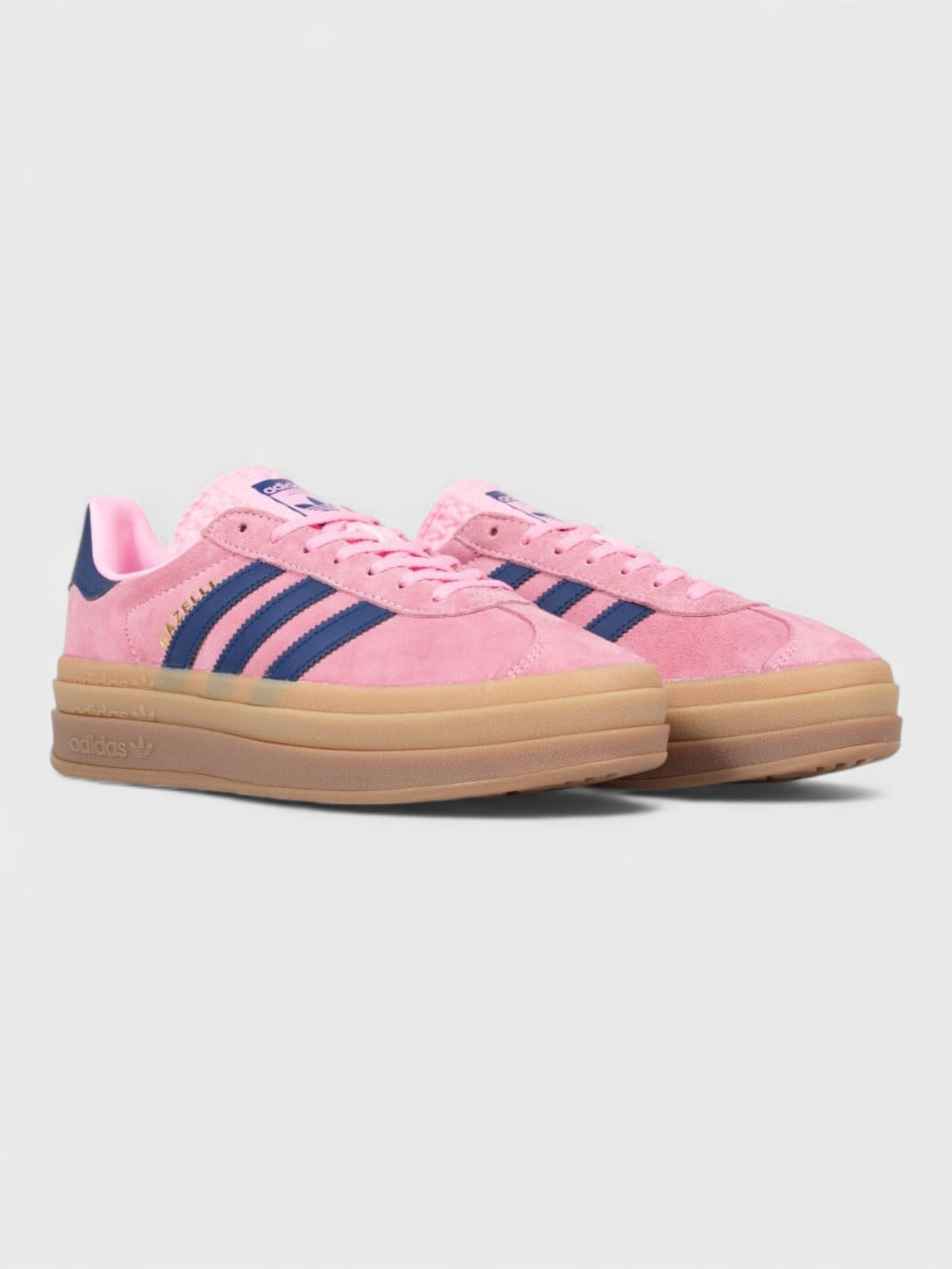 Adidas Originals Gazelle Bold Wmns Pink Glow Victory Blue Gum