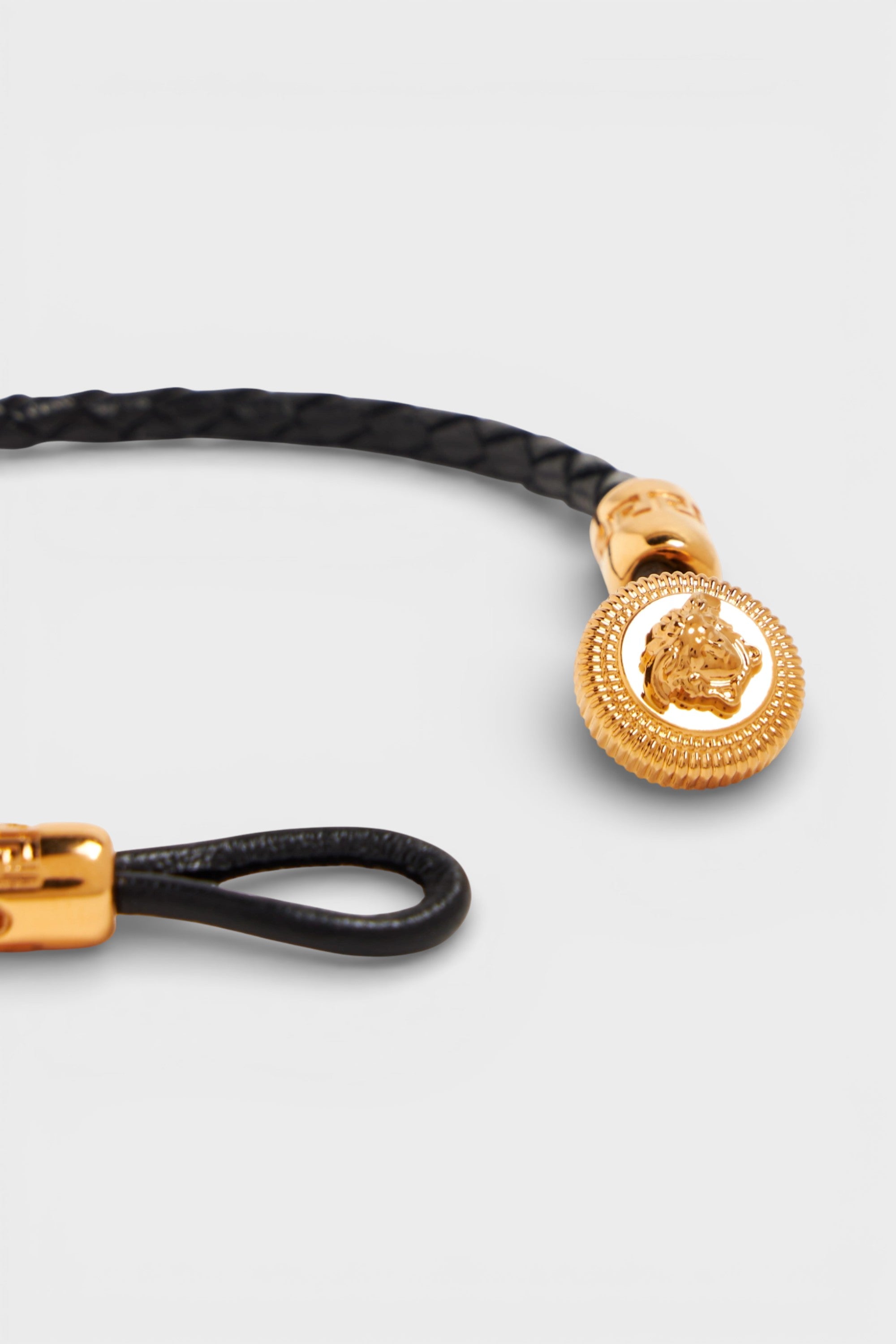 Versace Medusa Biggie Braided Bracelet