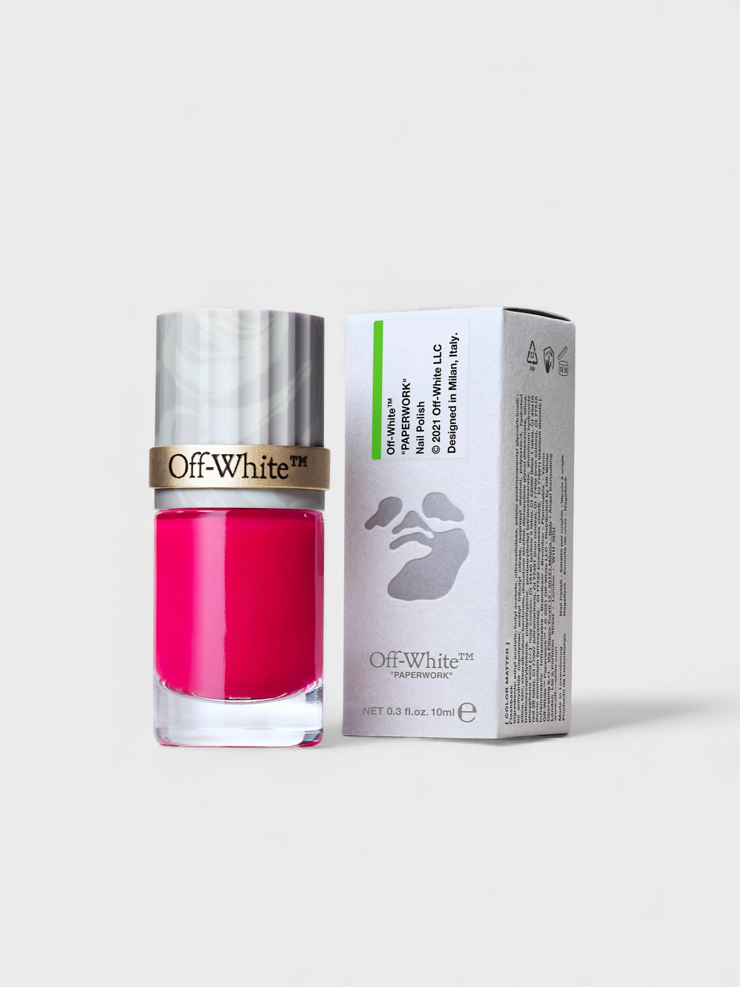 Off-White Beauty Gift Cracker Solution No.4 100ml & Nail Polish