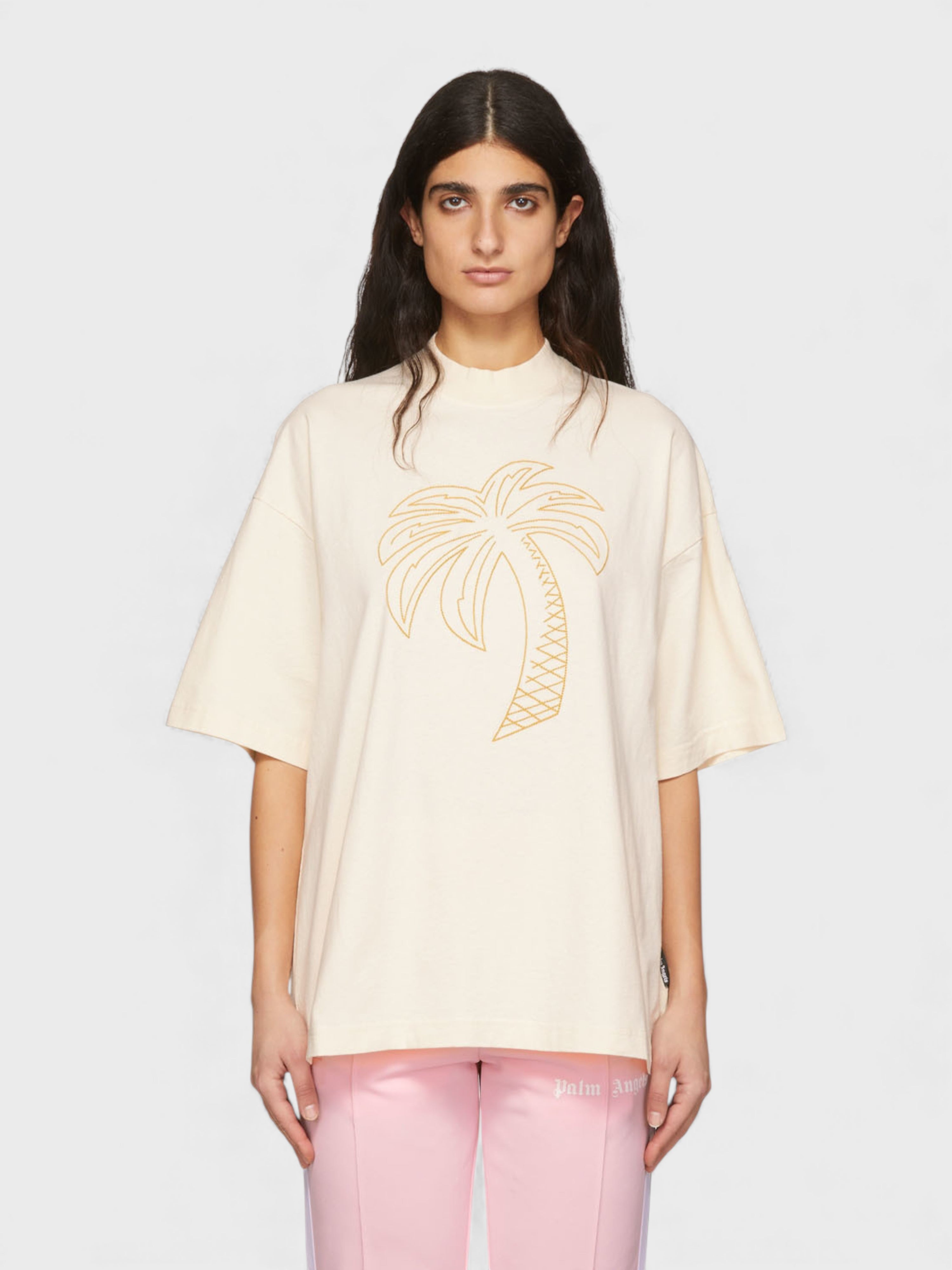 Palm Angels Palm Loose Tee Off White