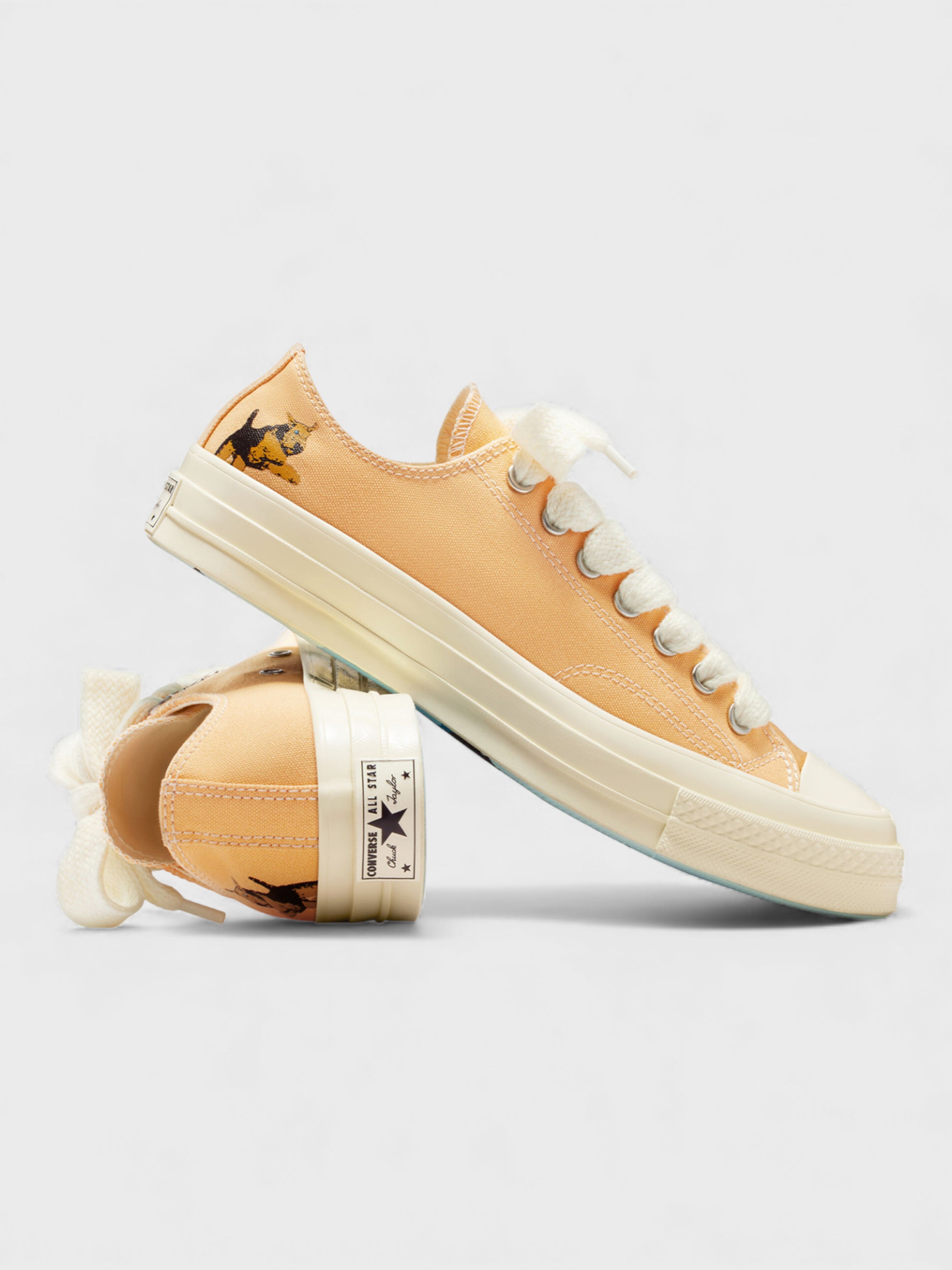 GOLF le FLEUR x Converse Chuck 70 Darryl Low Apricot Cream