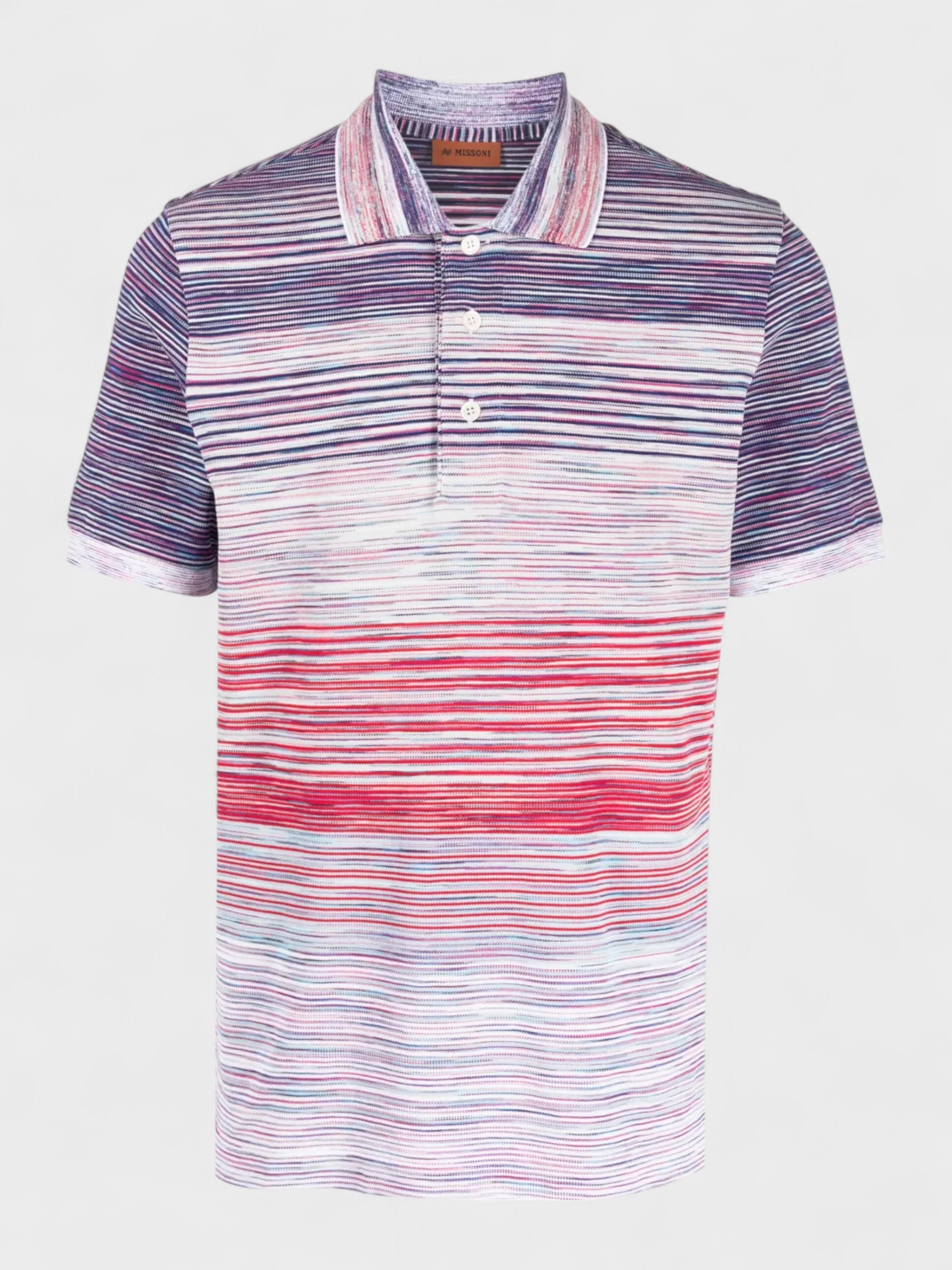 Missoni Space Dye Short Sleeve Polo Shirt