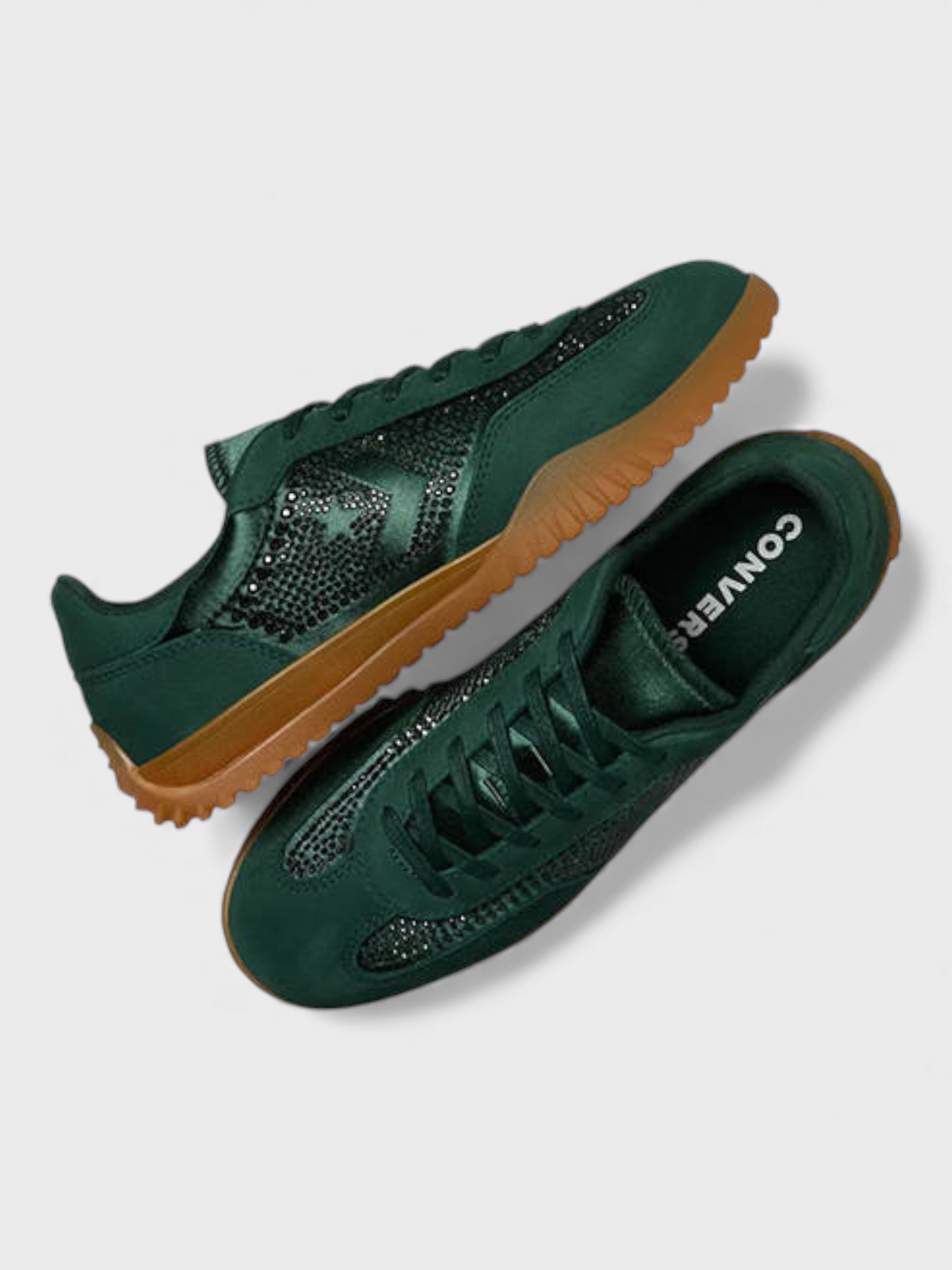 Converse Swarovski x Run Star Trainer Deep Emerald