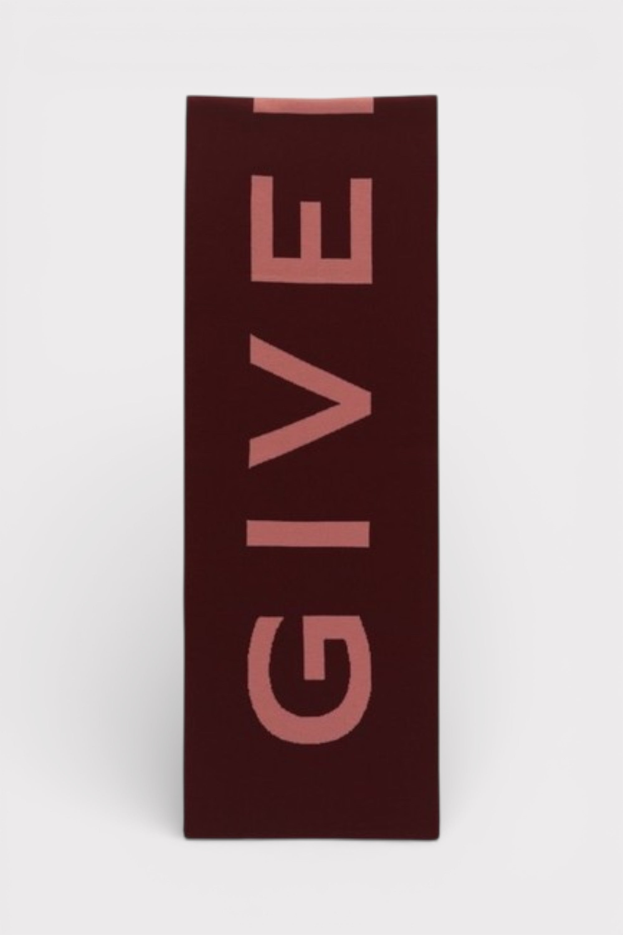 Givenchy Jacquard Logo Scarf Red Pink
