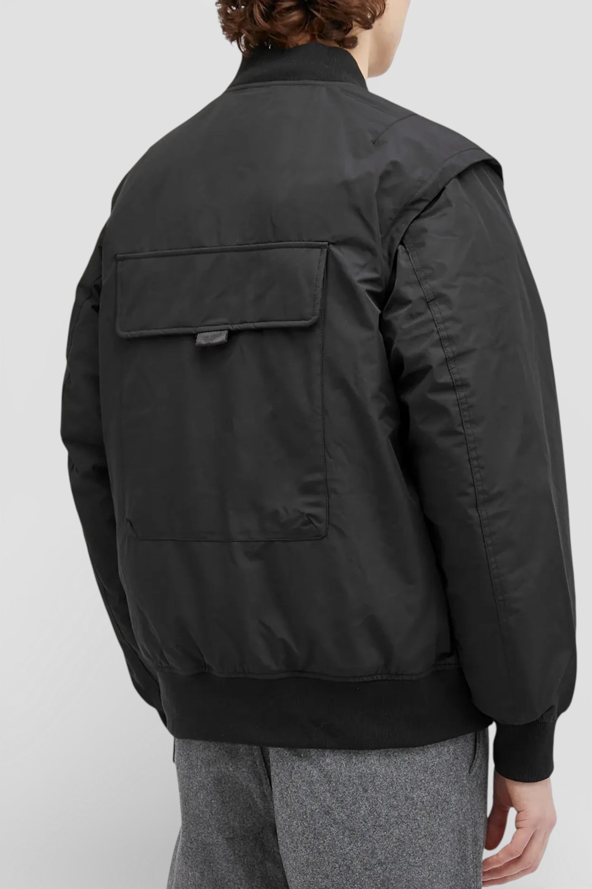 Alpha Industries Men's Multi Pocket Flight Jacket Black