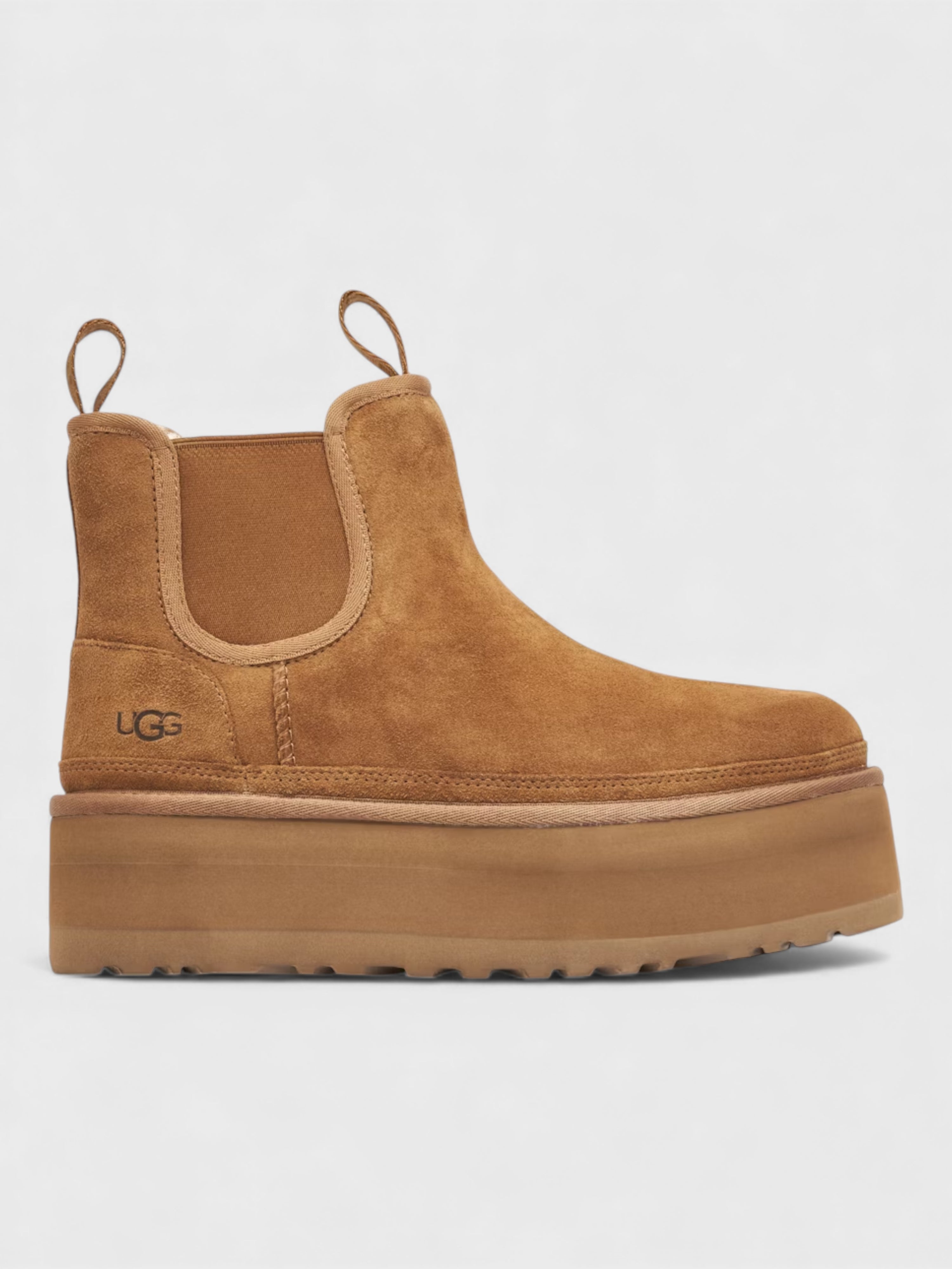 UGG Neumel Platform Chelsea Boot Chestnut Womens