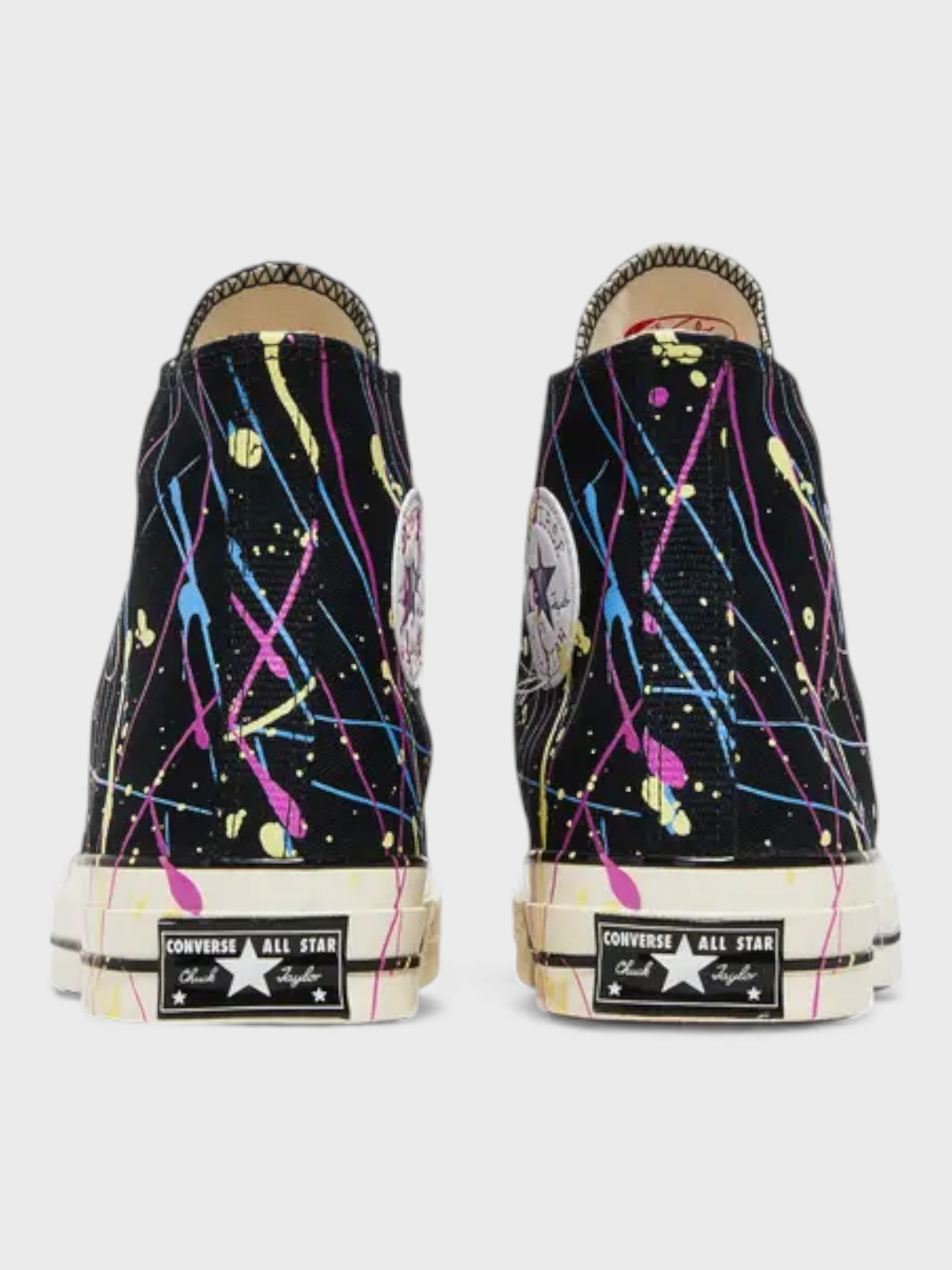 Converse Chuck 70 High Paint Splatter Black