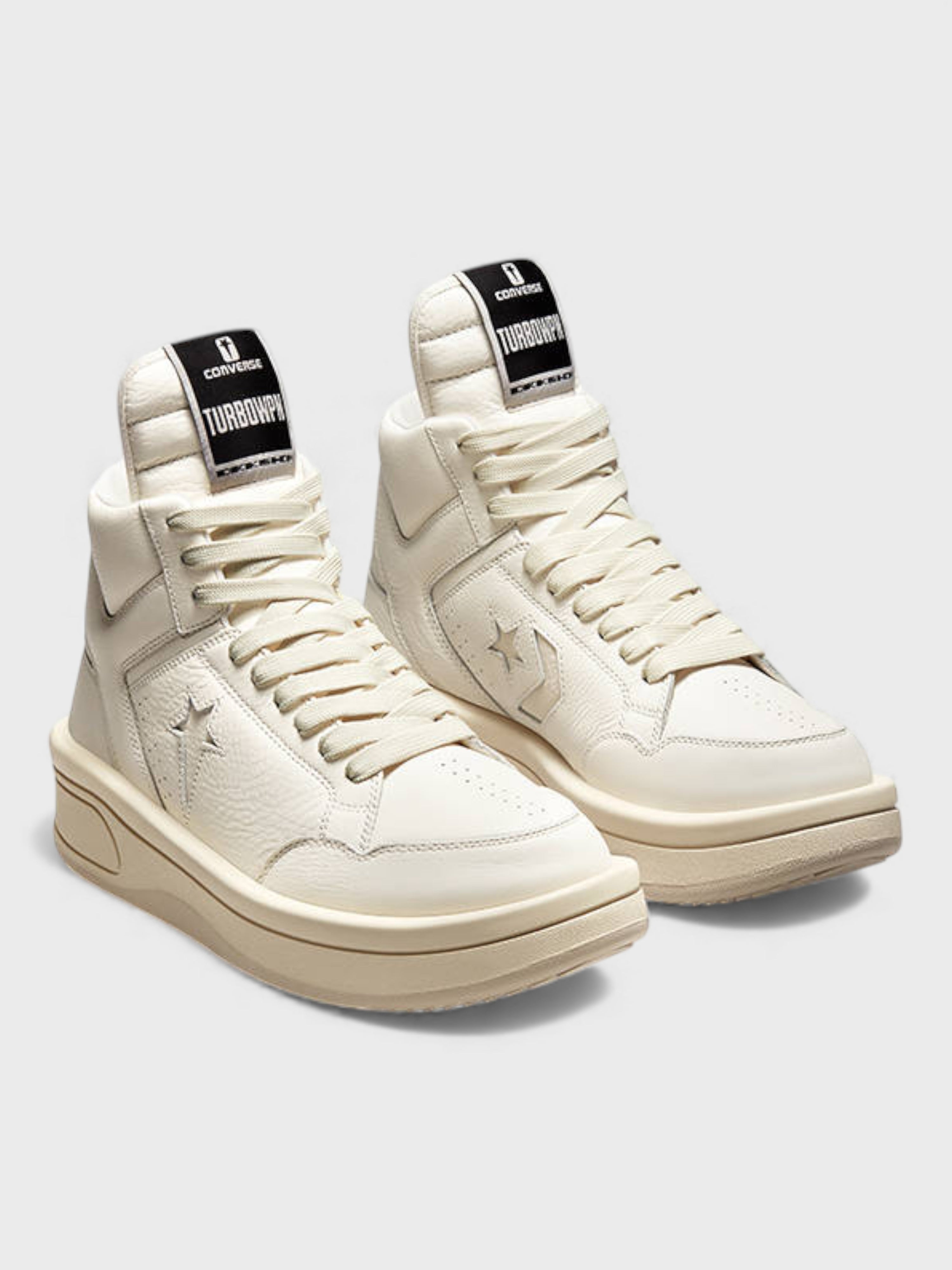 Converse x Rick Owens DRKSHDW TURBOWPN Mid Egret