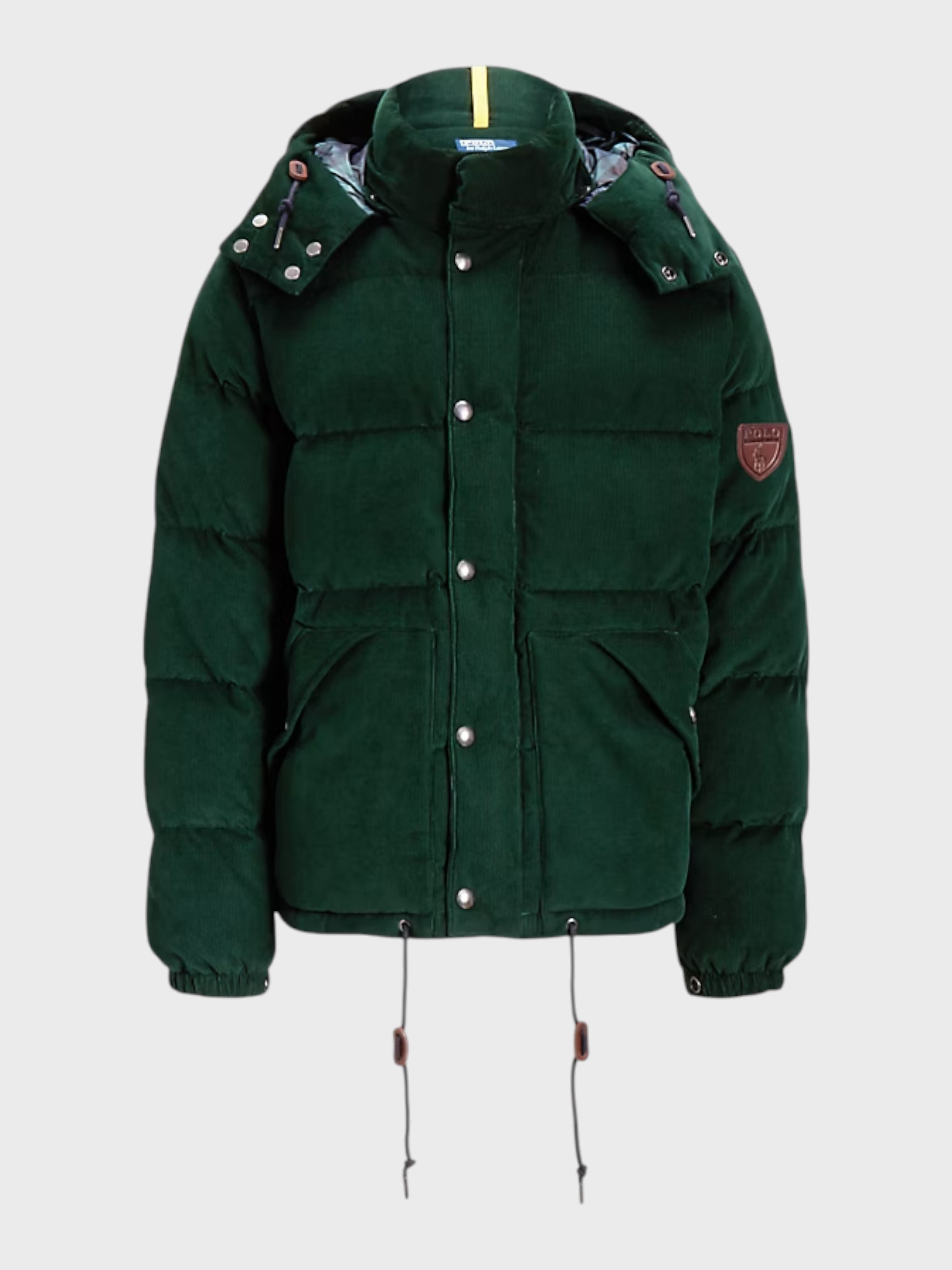 Polo Ralph Lauren Corduroy Down Jacket College Green