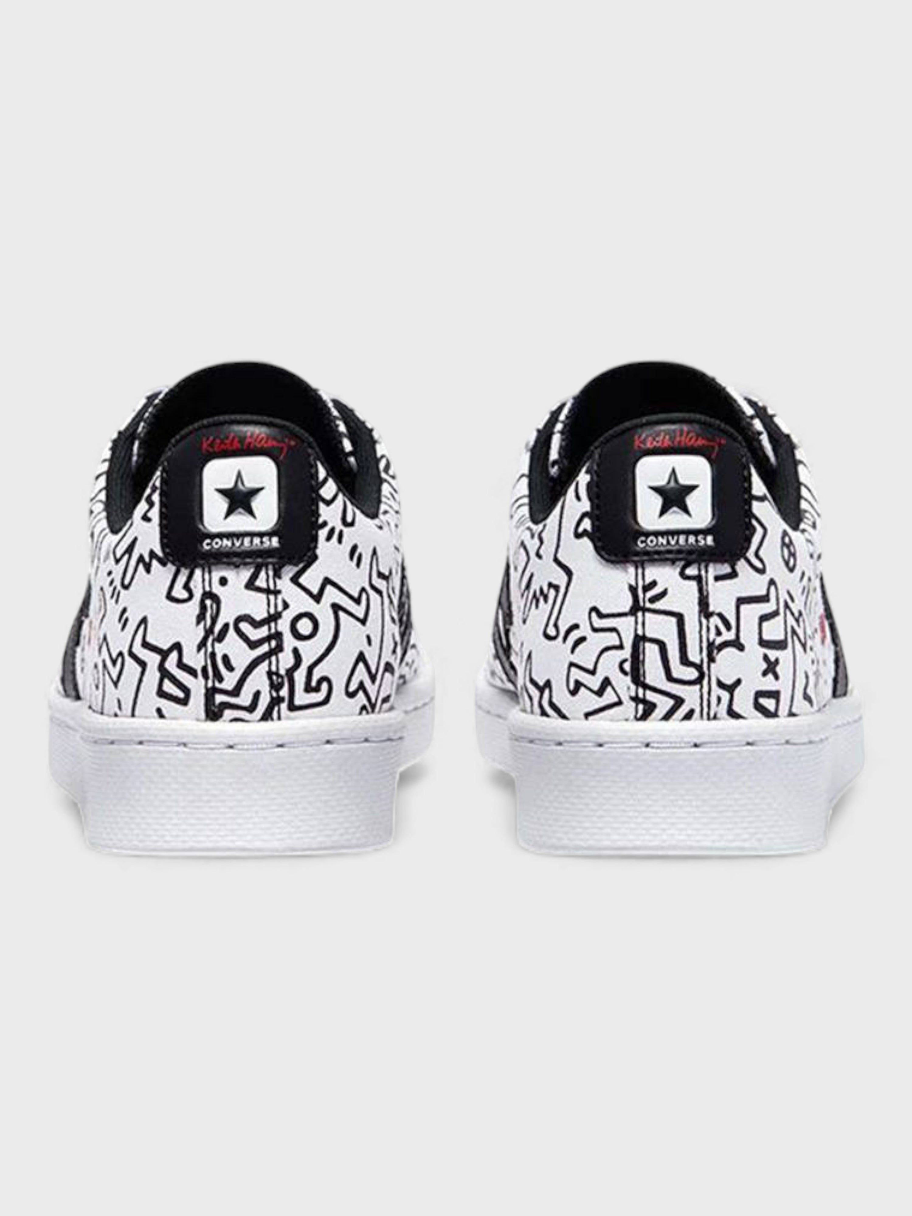 Converse x Keith Haring Pro Leather Low White Black
