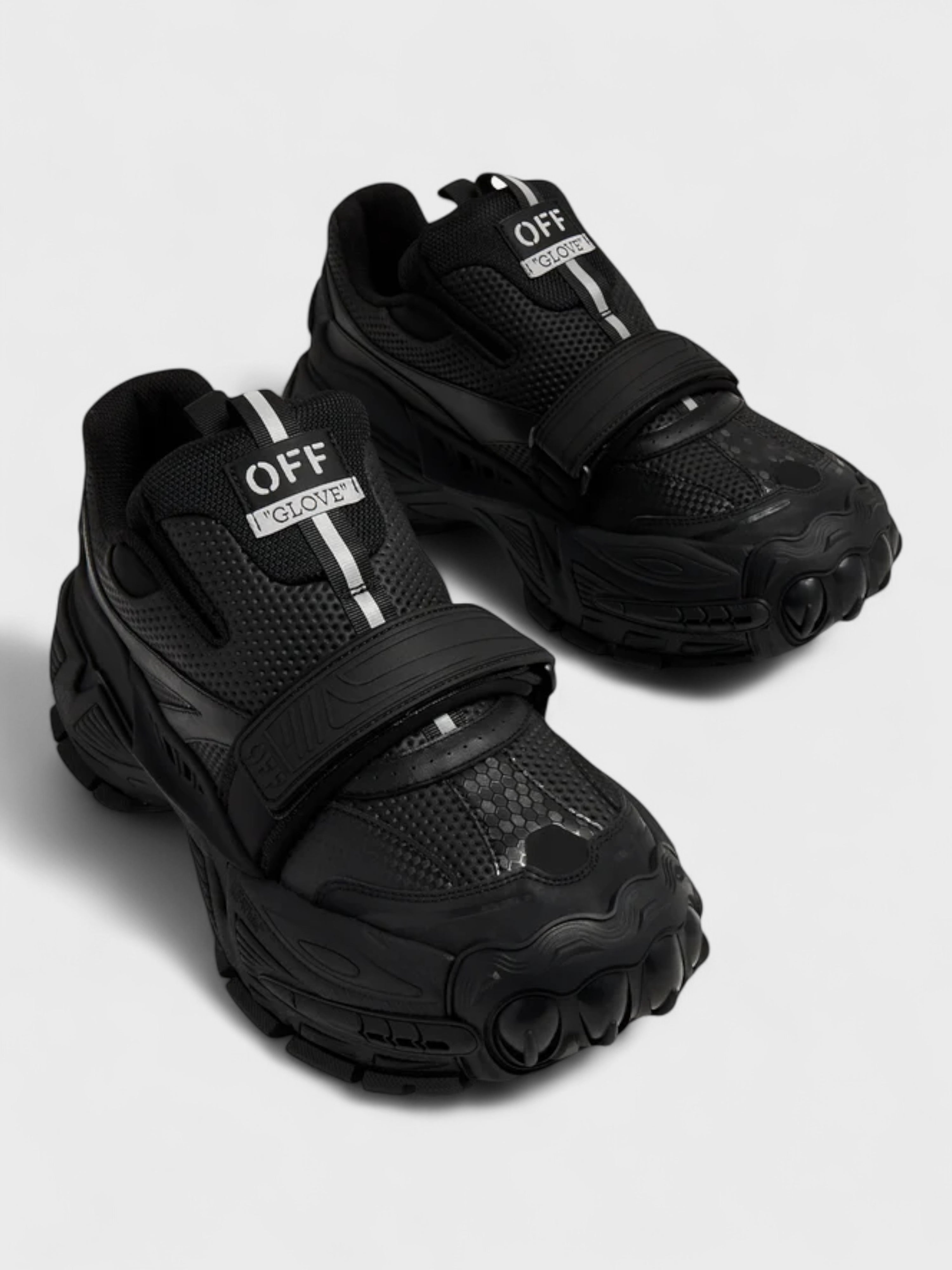 Off-White Glove Slip On Trainers Black