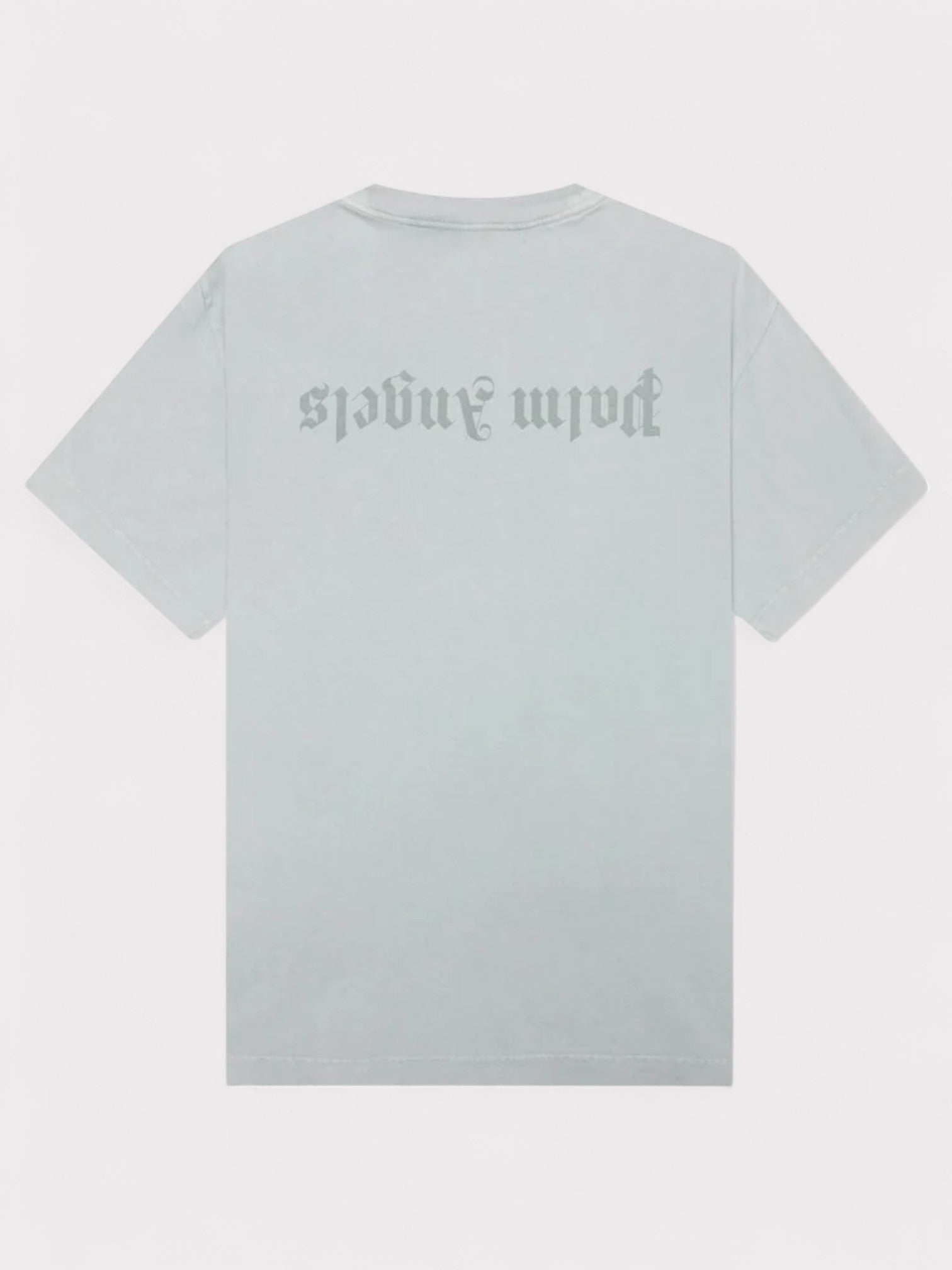 Palm Angels Reverse Logo T Shirt Light Grey