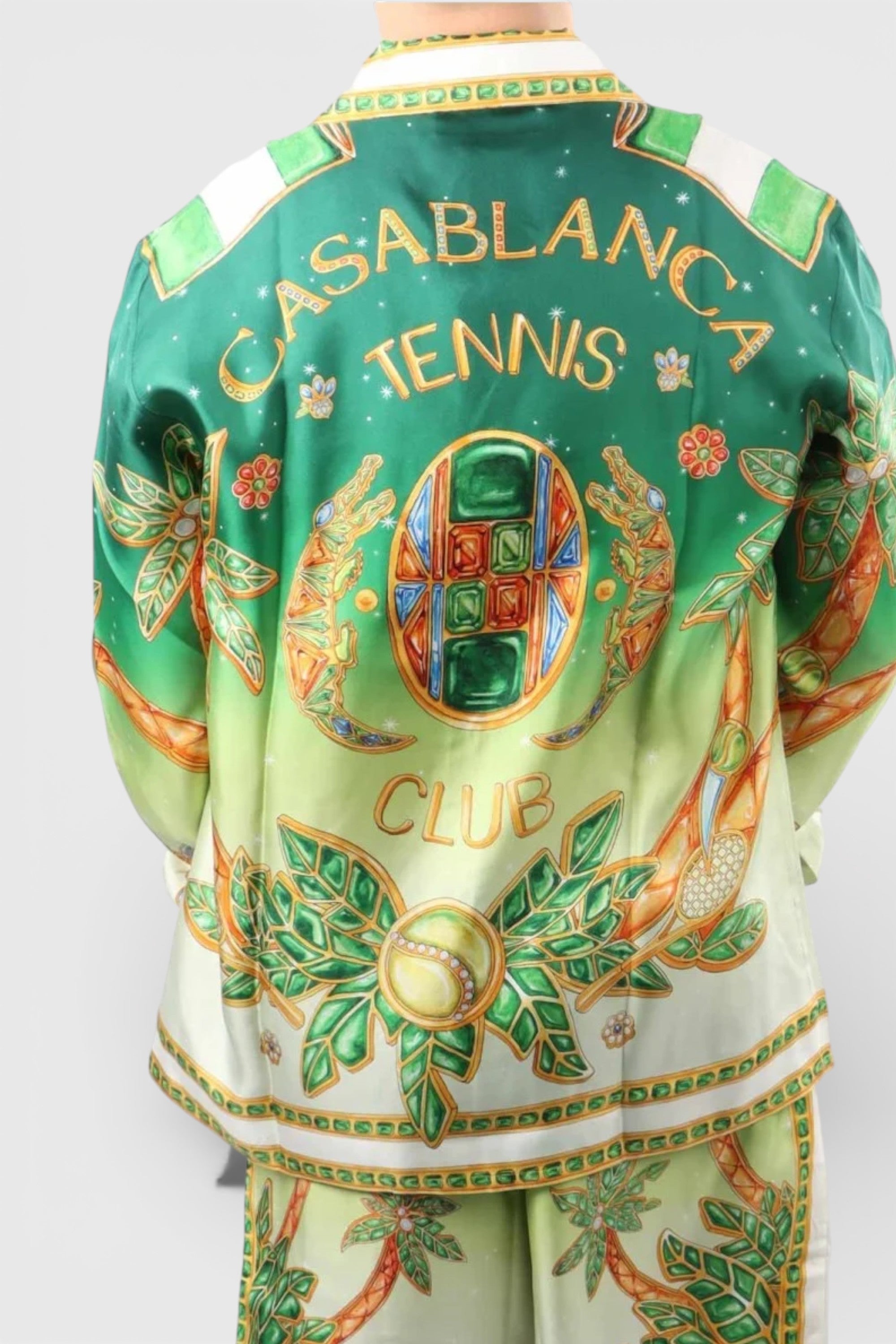 Cuban Collar Long Sleeve Shirt Joyaux D'Afrique