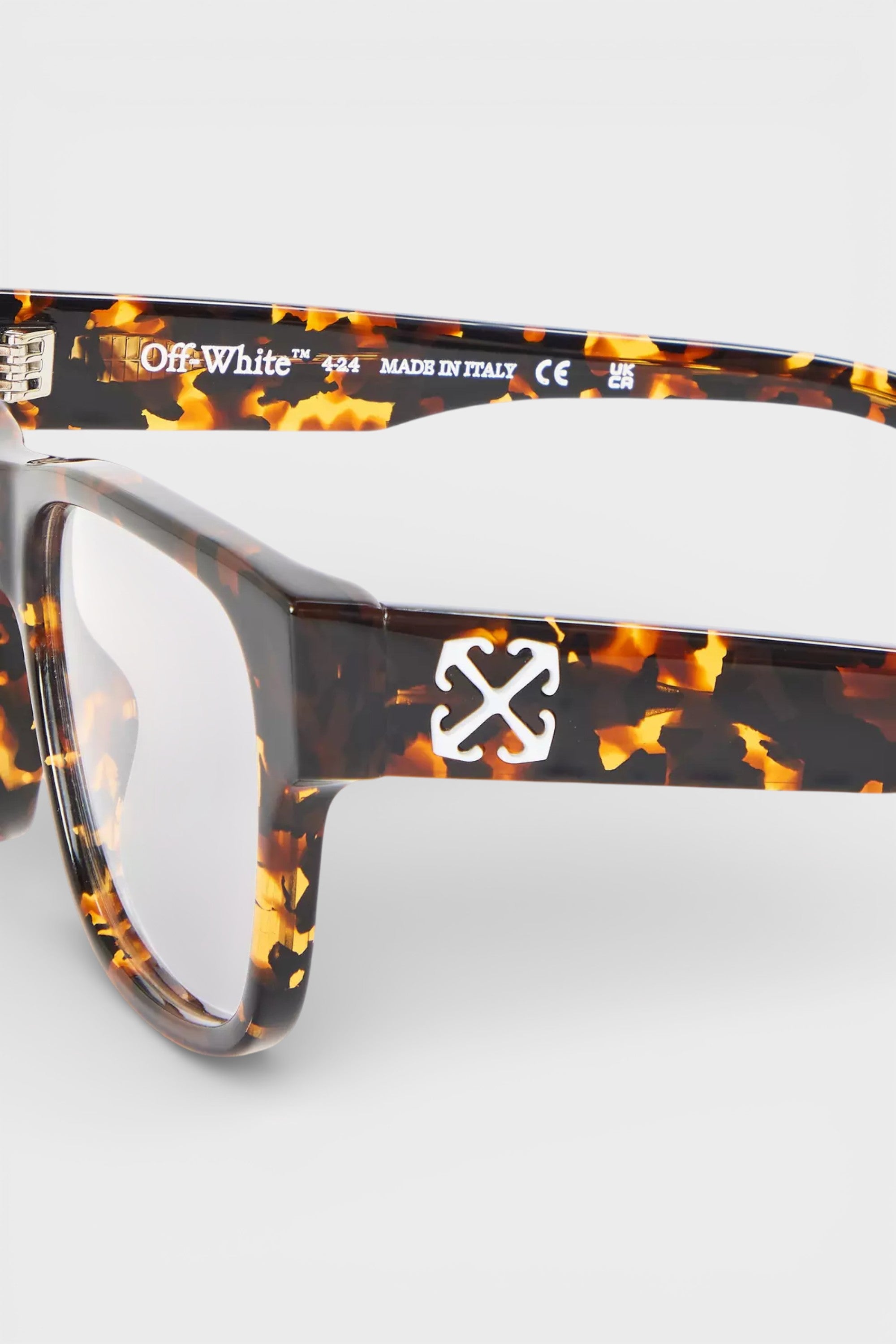 Off-White 7D Havana Reading Glasses Brown