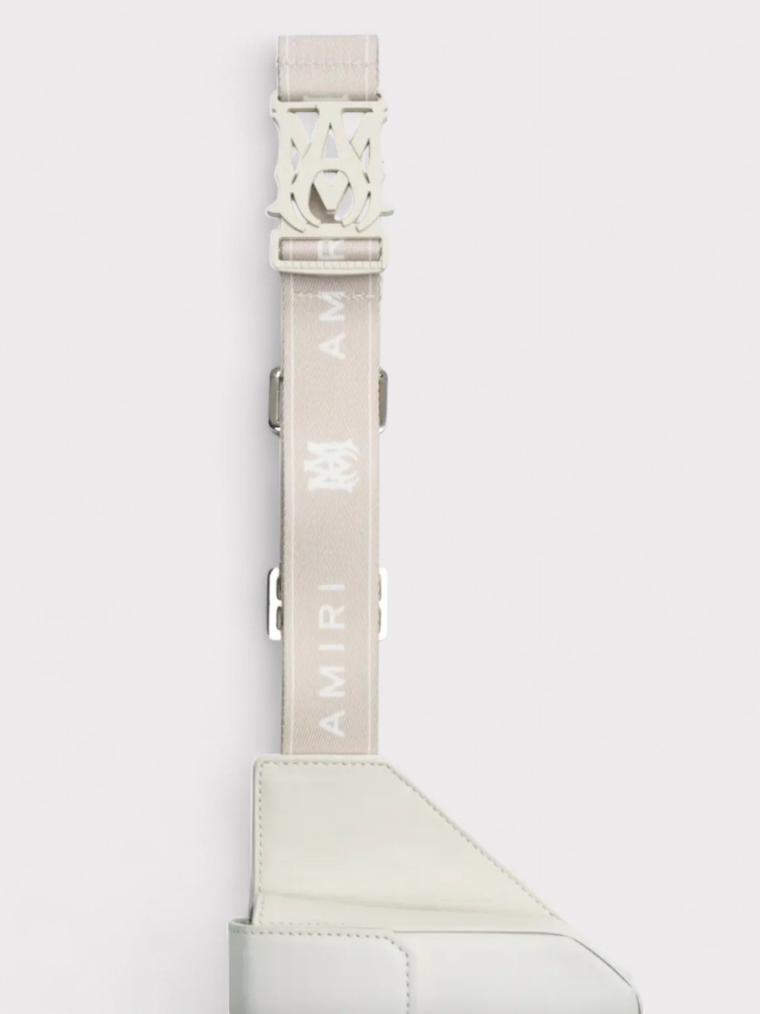 Amiri MA Crossbody Bag Leather White