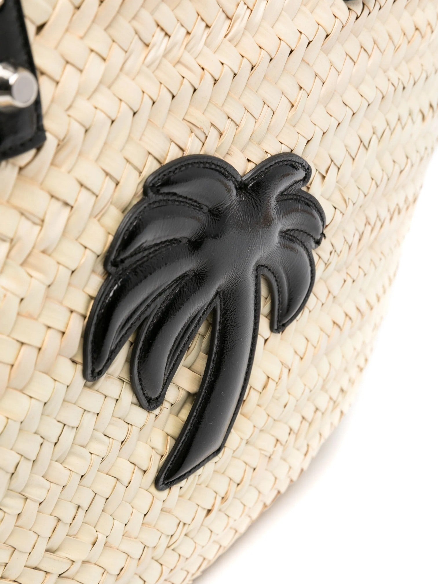 Palm Angels Bucket Bag Beige Black