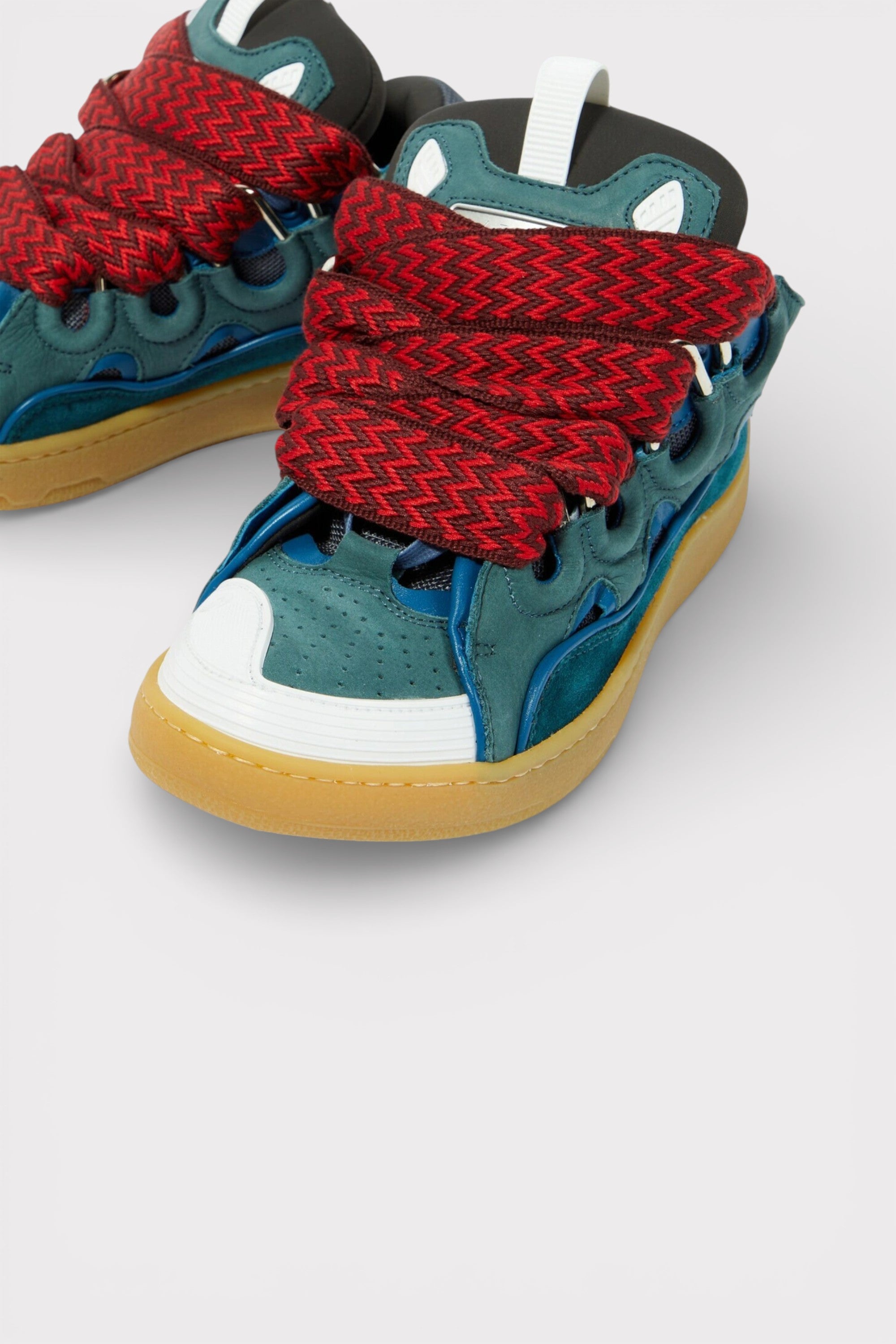 Lanvin Curb Sneakers Blue Red