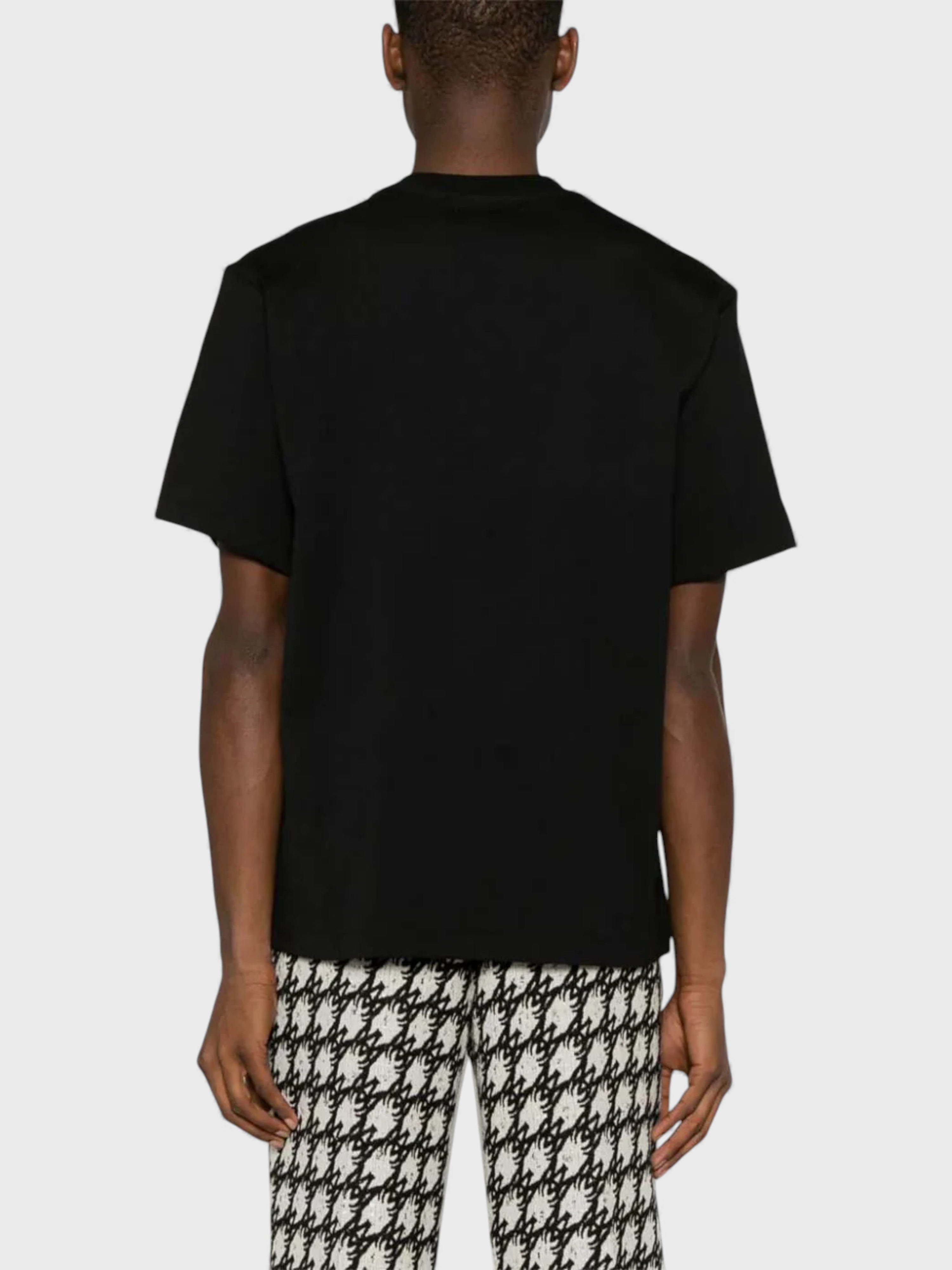 Amiri Staggered Logo T Shirt Black