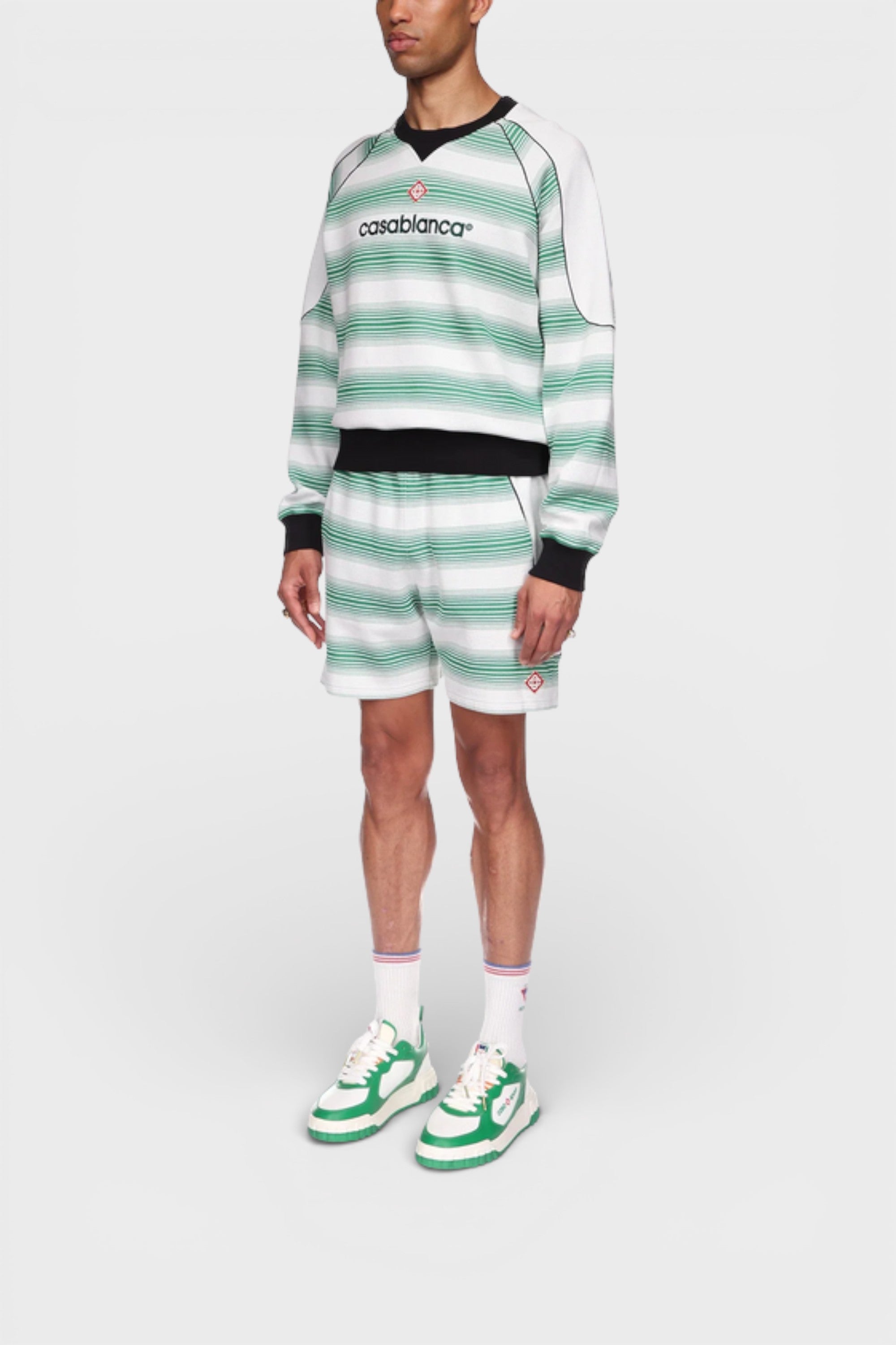 Casablanca Interlock Sweatshirt Gradient Stripe