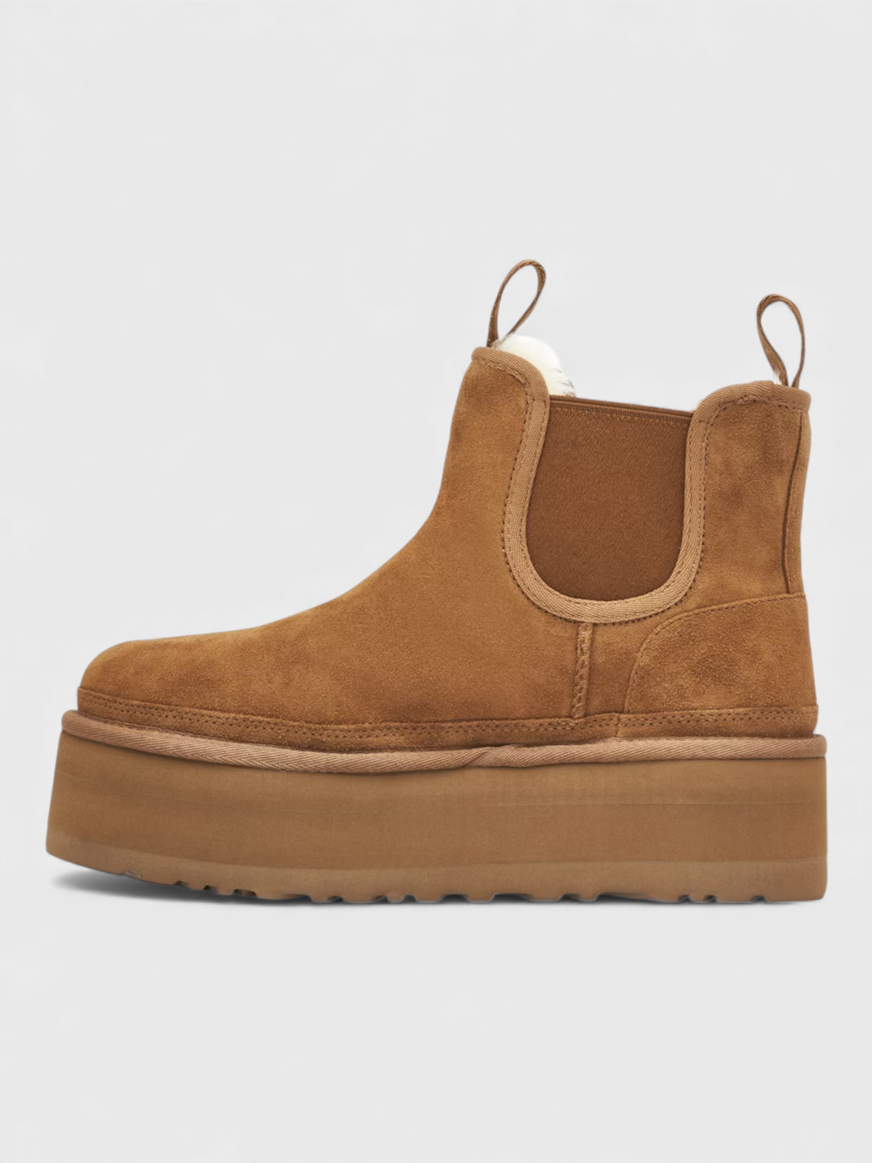 UGG Neumel Platform Chelsea Boot Chestnut Womens
