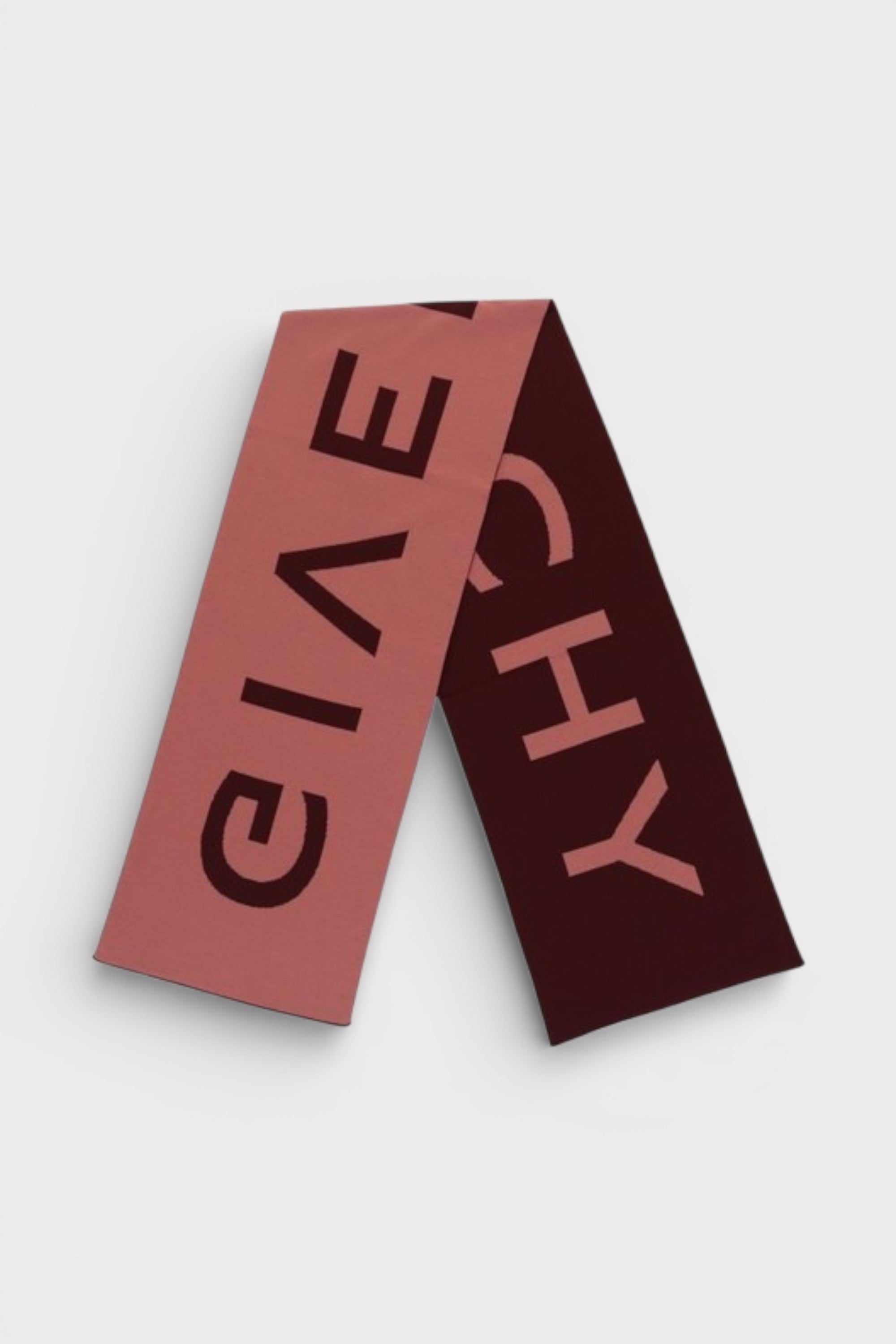 Givenchy Jacquard Logo Scarf Red Pink