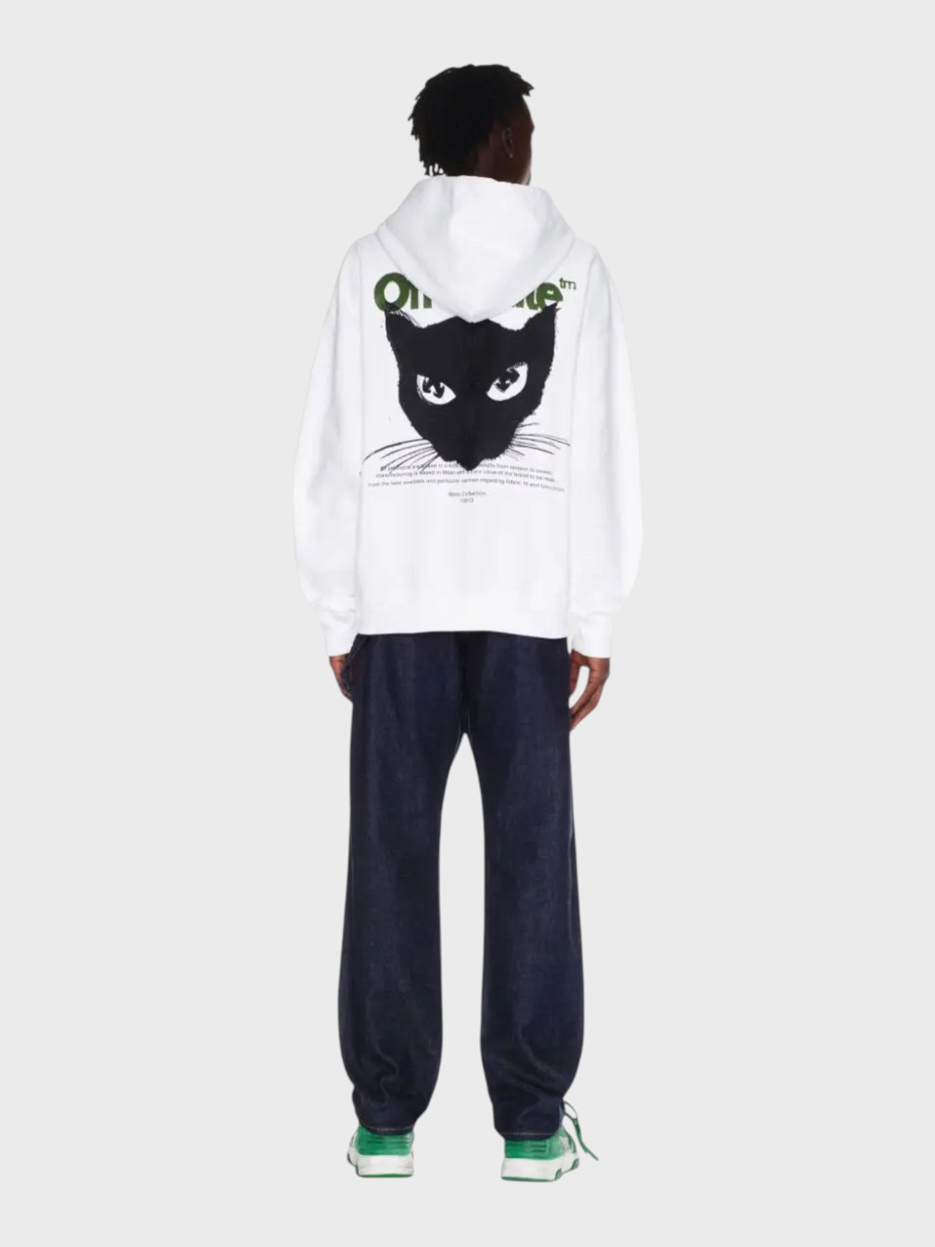 Off-White Cat Skate Hoodie White