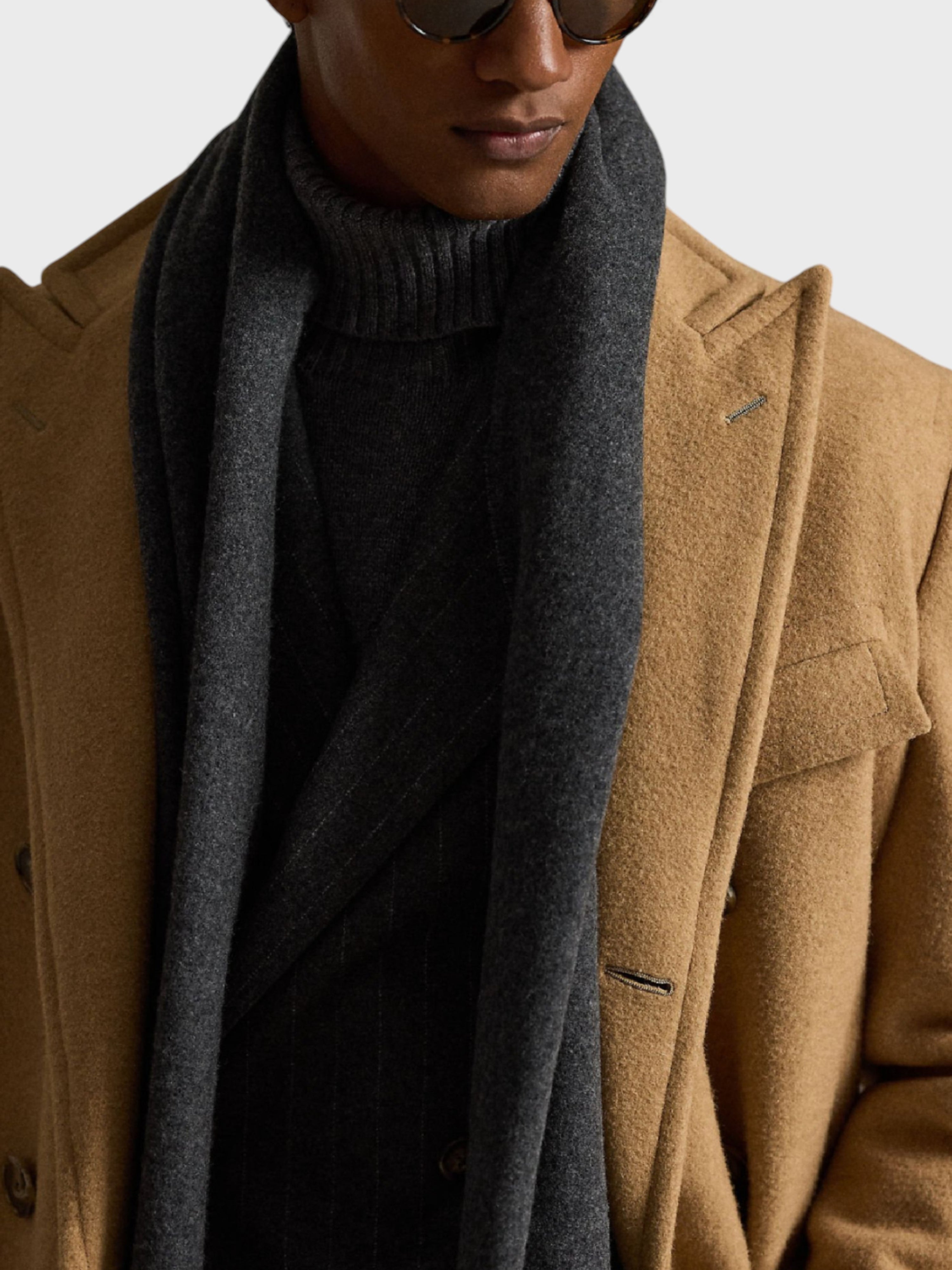 Polo Ralph Lauren Virgin Wool Scarf Grey