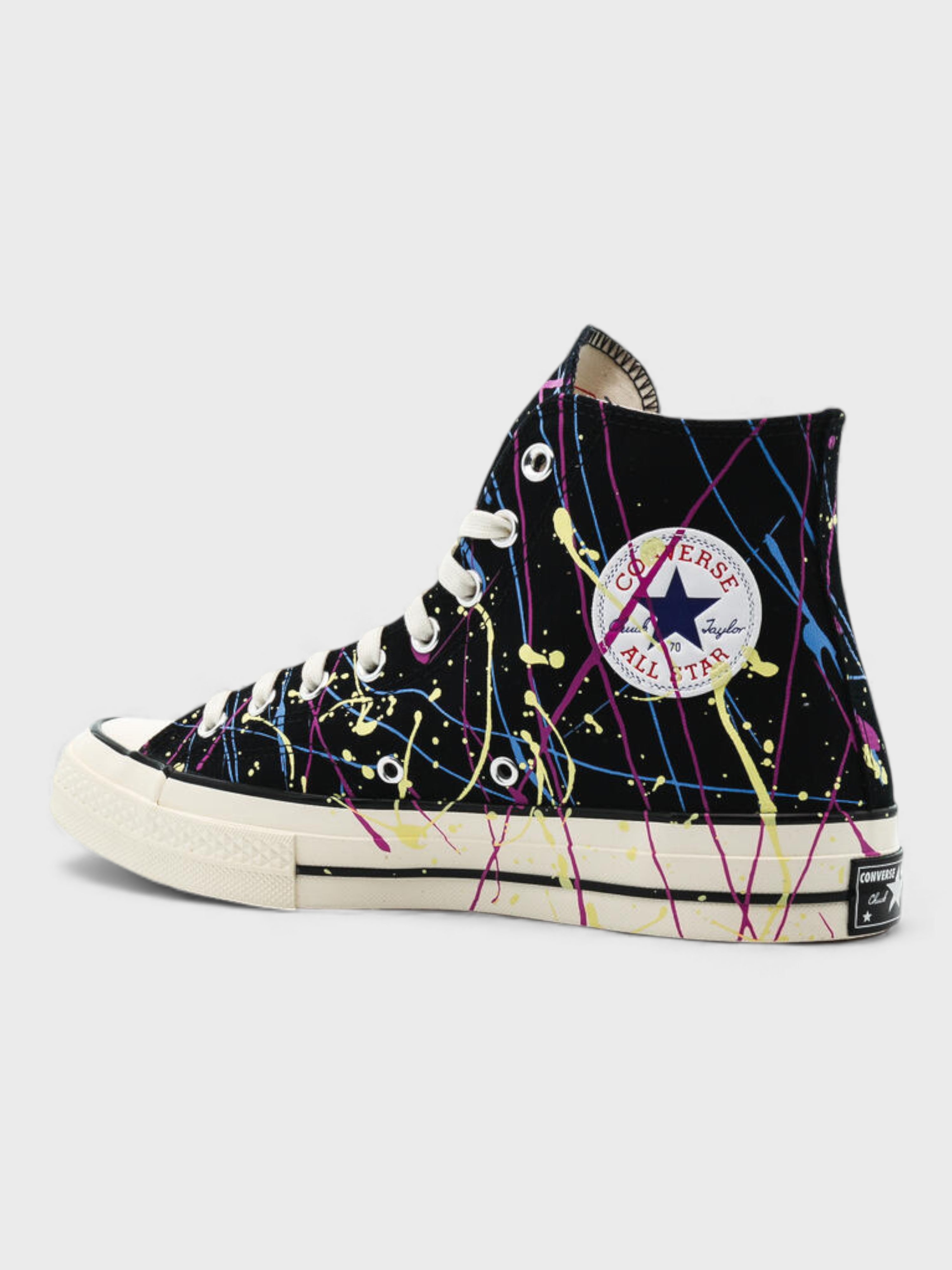 Converse Chuck 70 High Paint Splatter Black