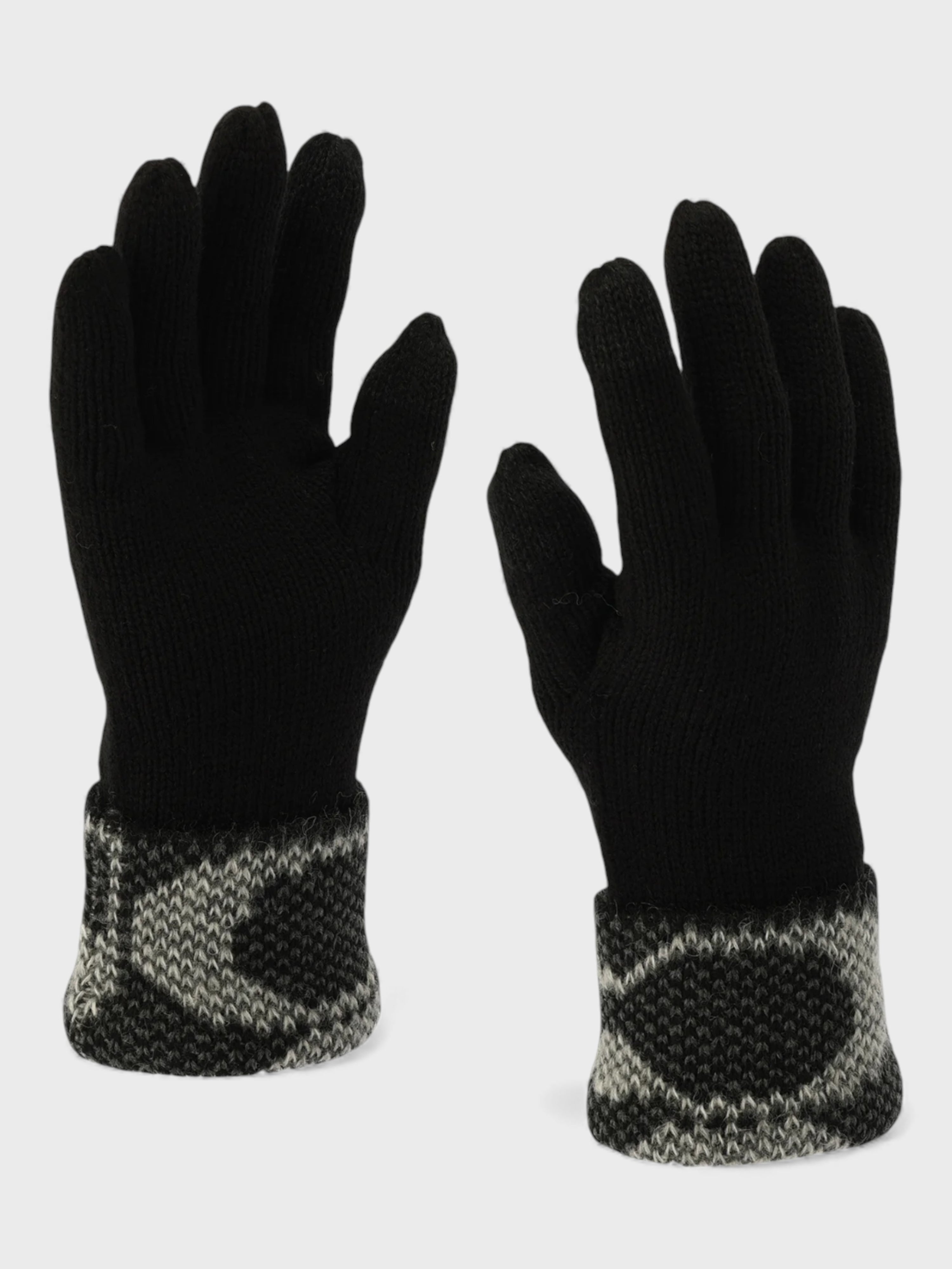 Coach Jumob Signature C Knit Gloves Black