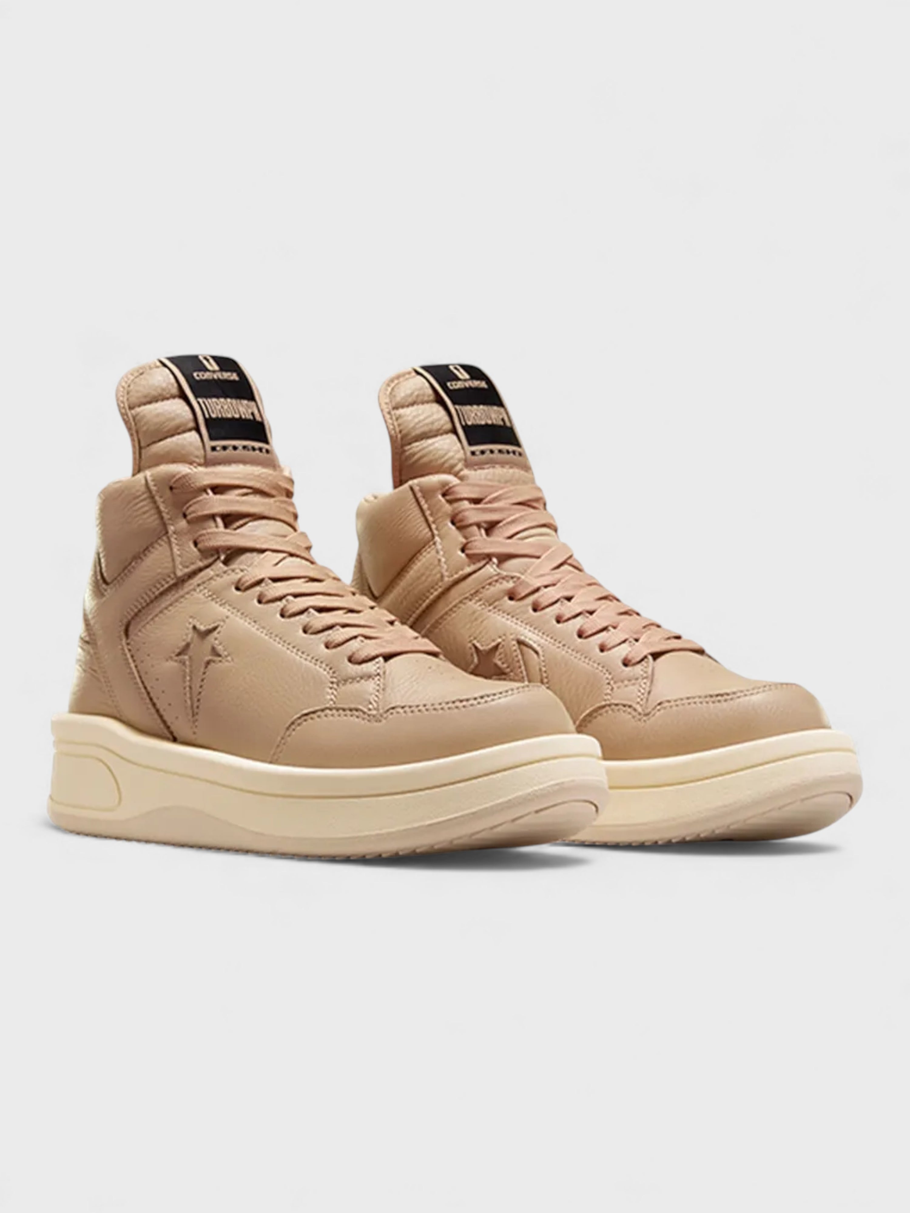 Converse x Rick Owens DRKSHDW TURBOWPN Mid Beige Cave