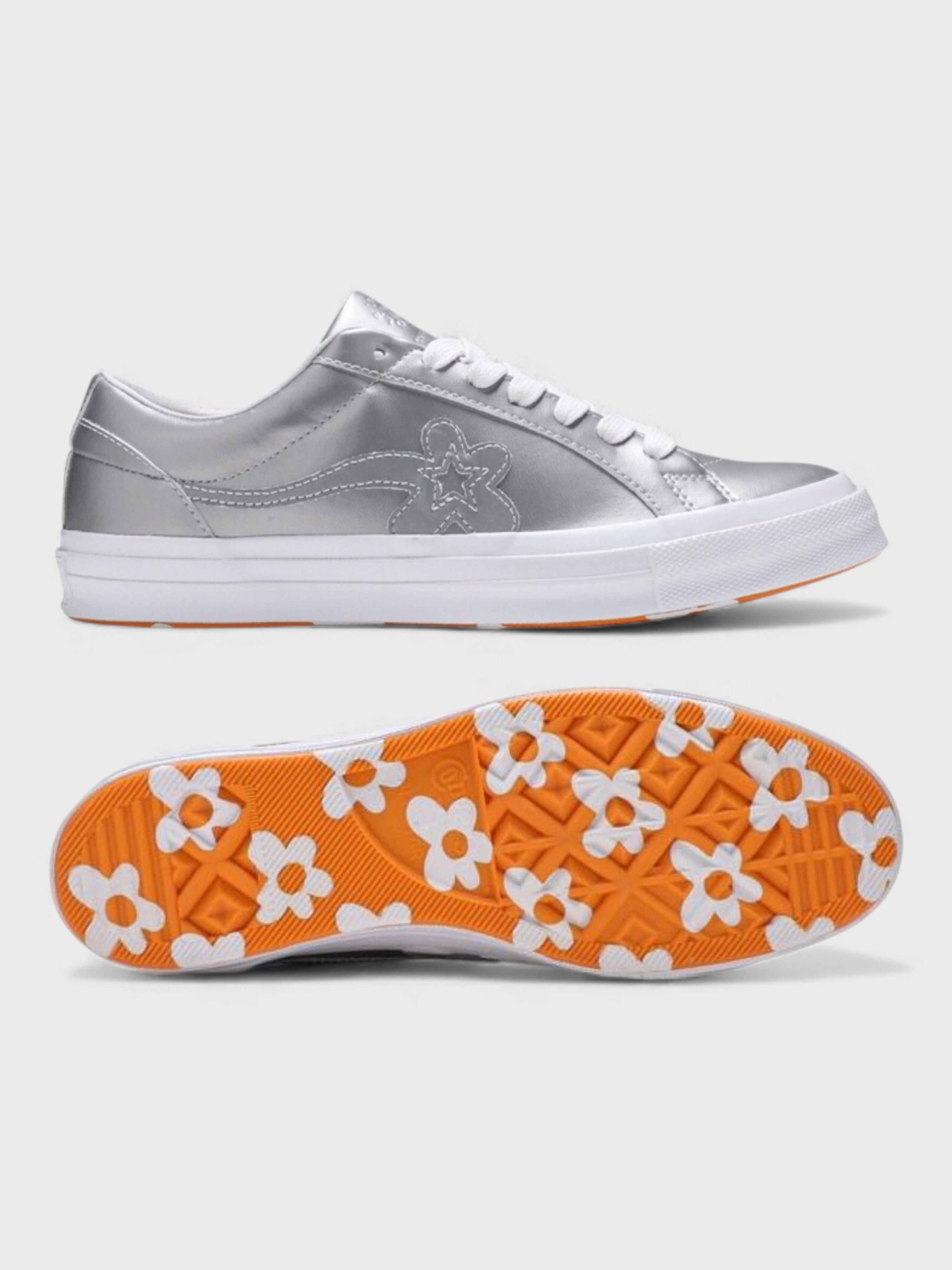Golf Le Fleur x Converse One Star Ox 3M Silver