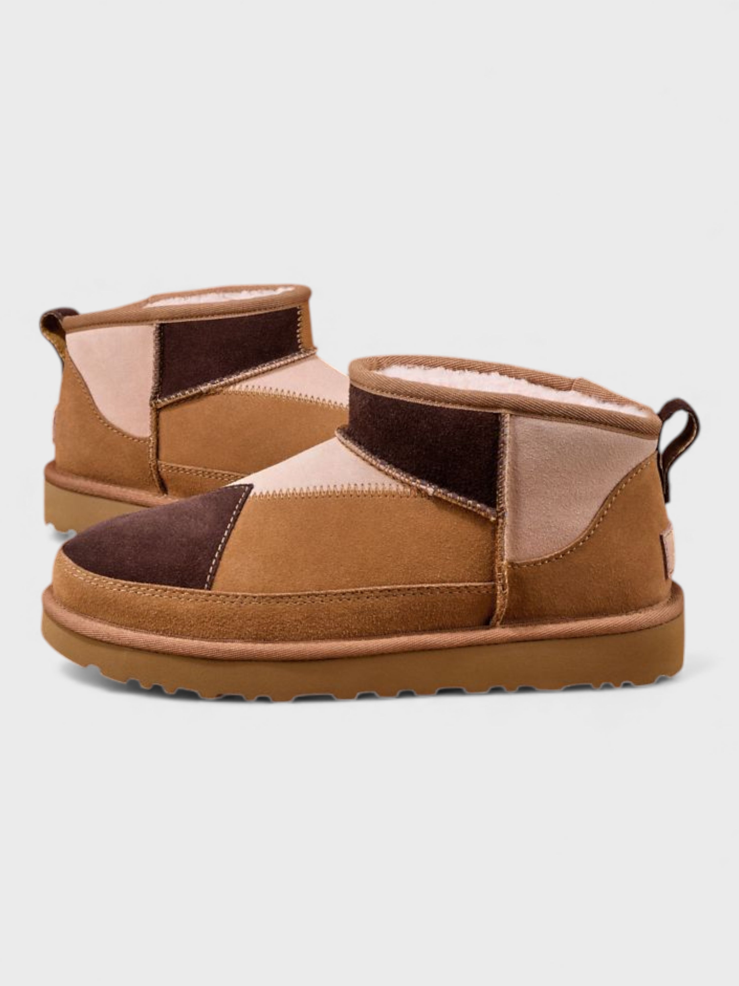 UGG Classic Ultra Mini Boot Reimagined Chestnut Multi Womens