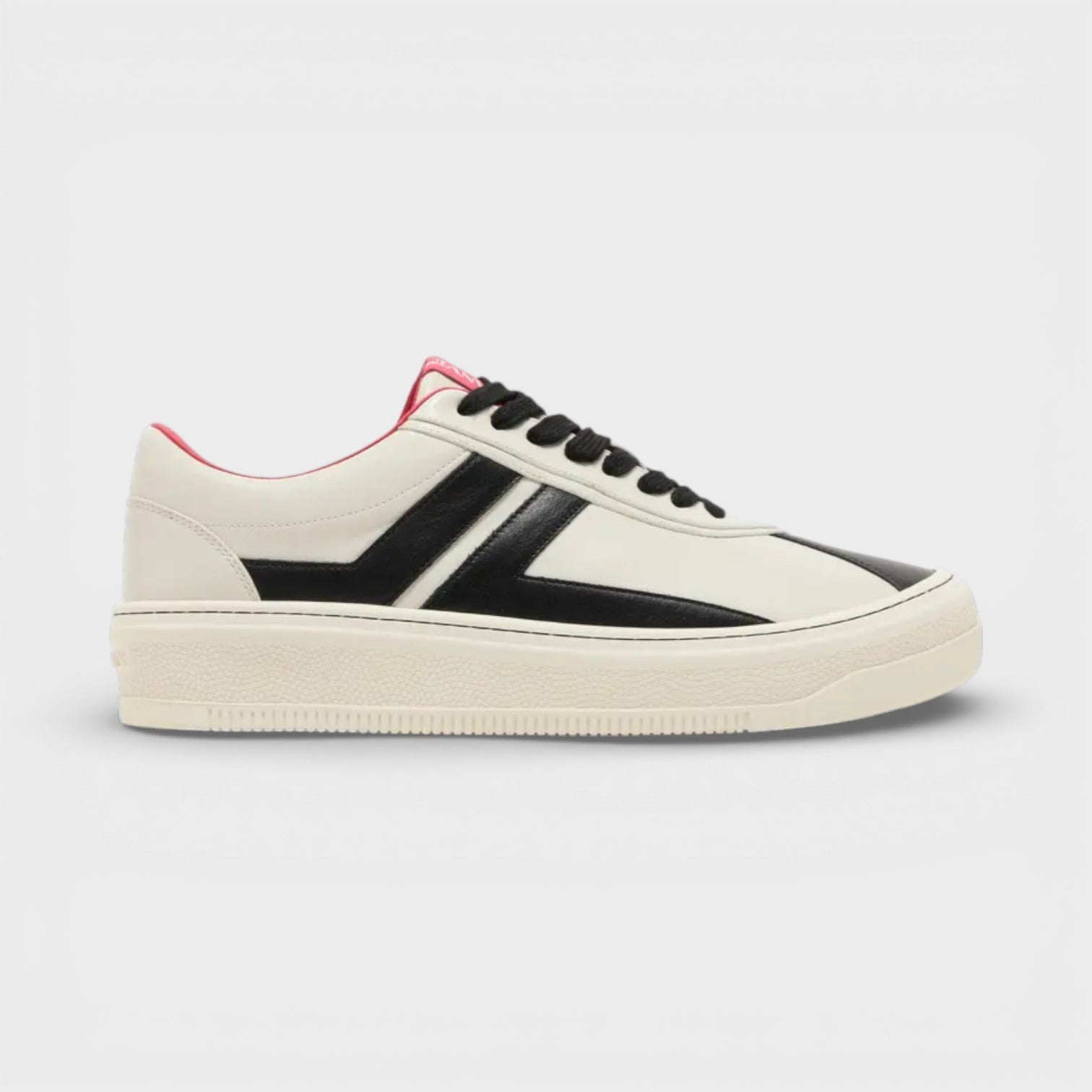 Future x Lanvin Cash High Sole Sneaker Off White Black