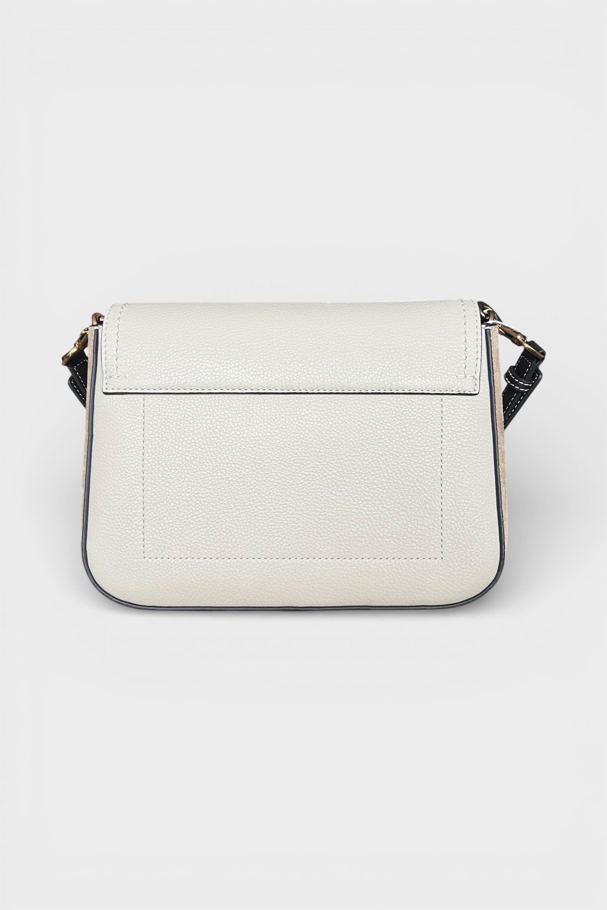 Tory Burch Felix Colour Block Flap Cream Shoulder Bag New Moon Beige