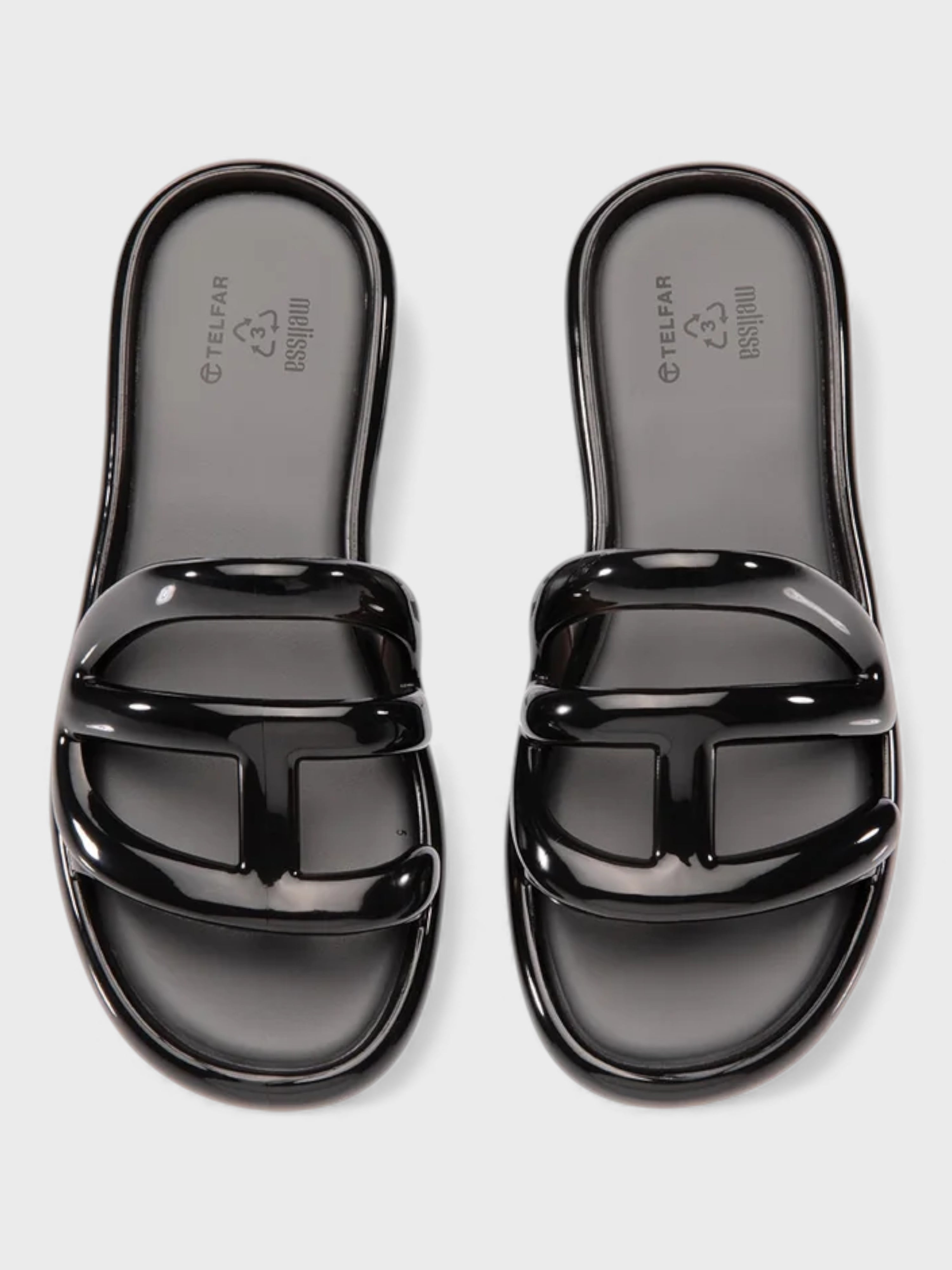 Melissa x Telfar Jelly Slide Black