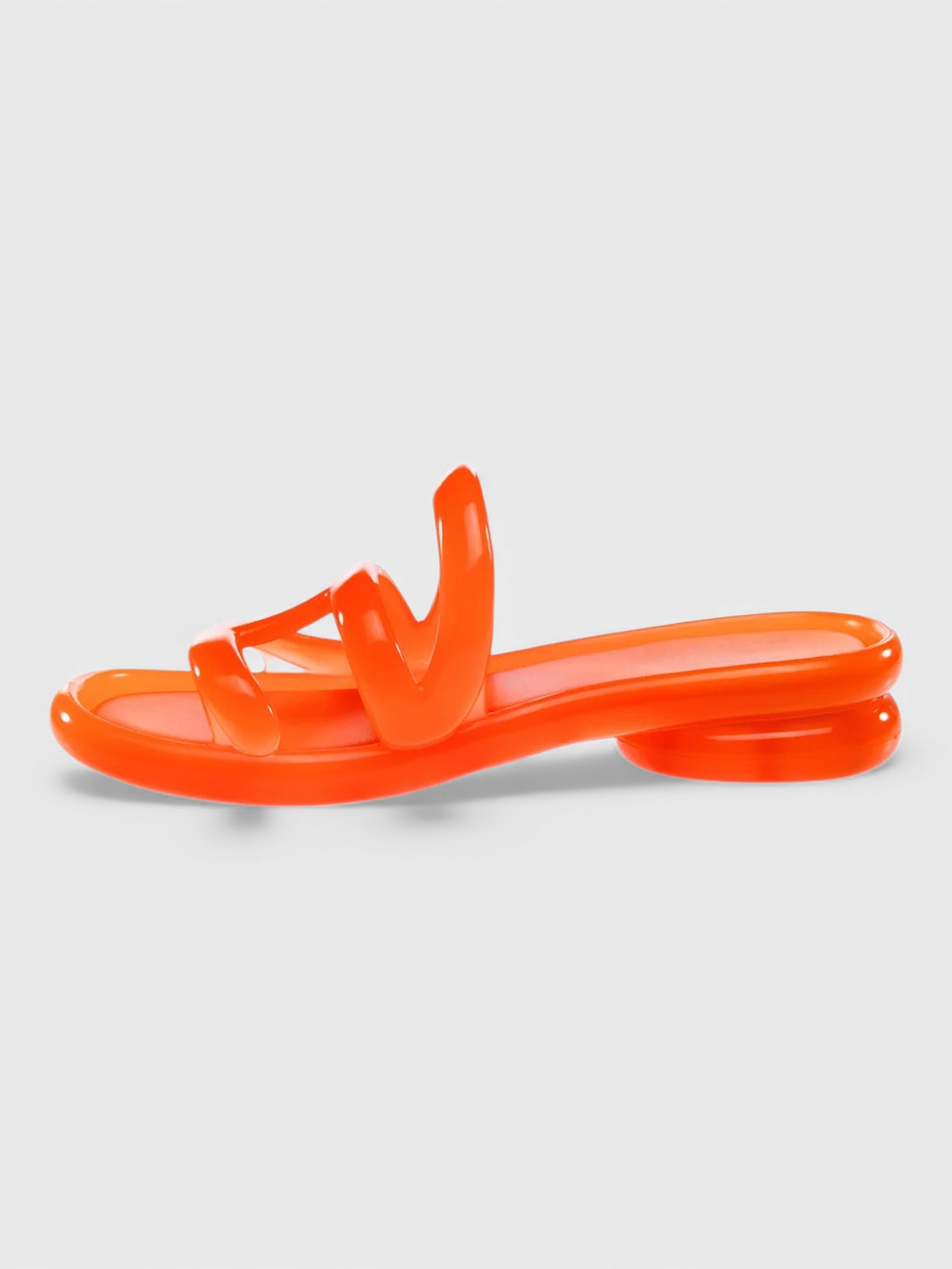 Telfar x Melissa Jelly Slide Orange