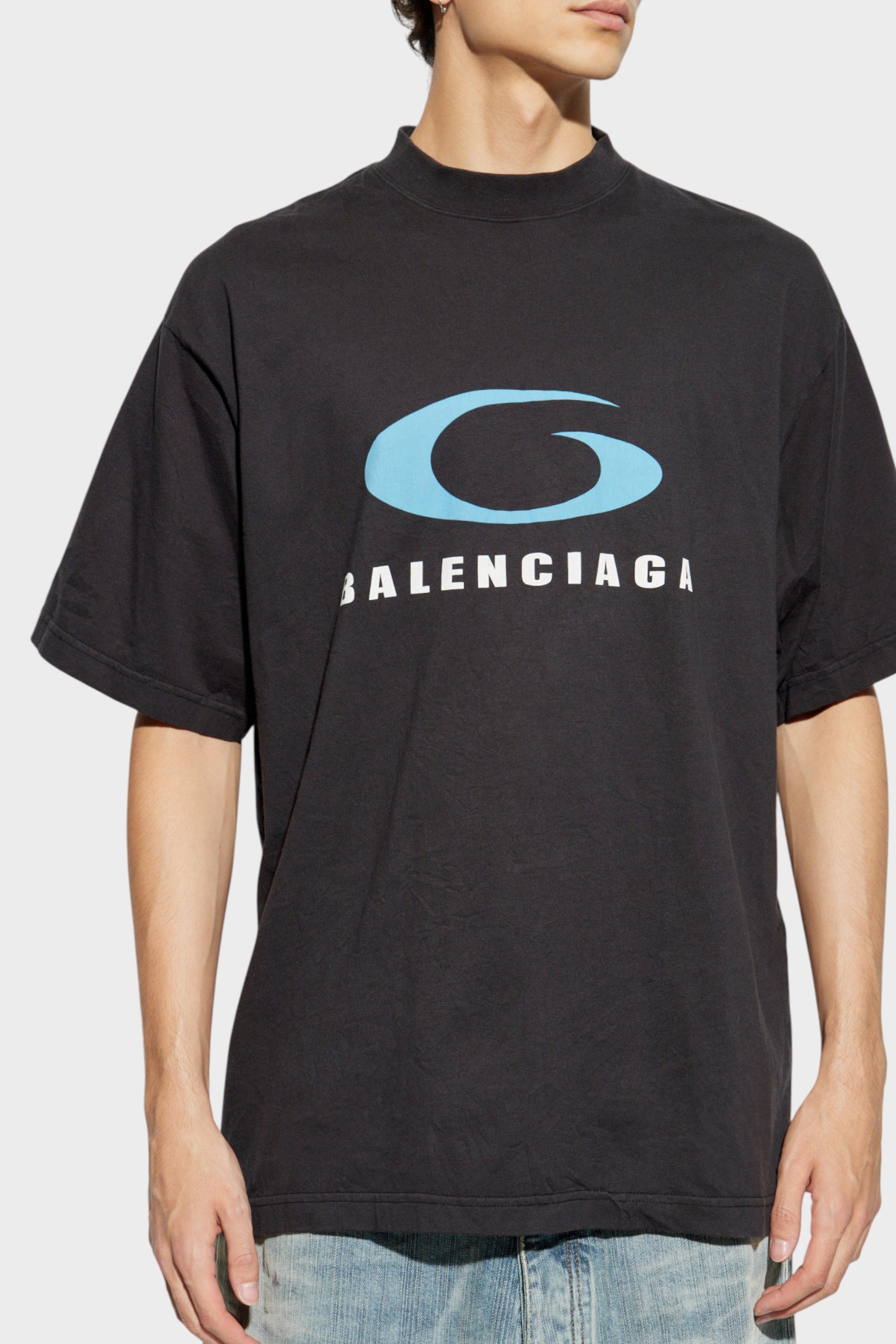 Sports Loop Icon Tee Black