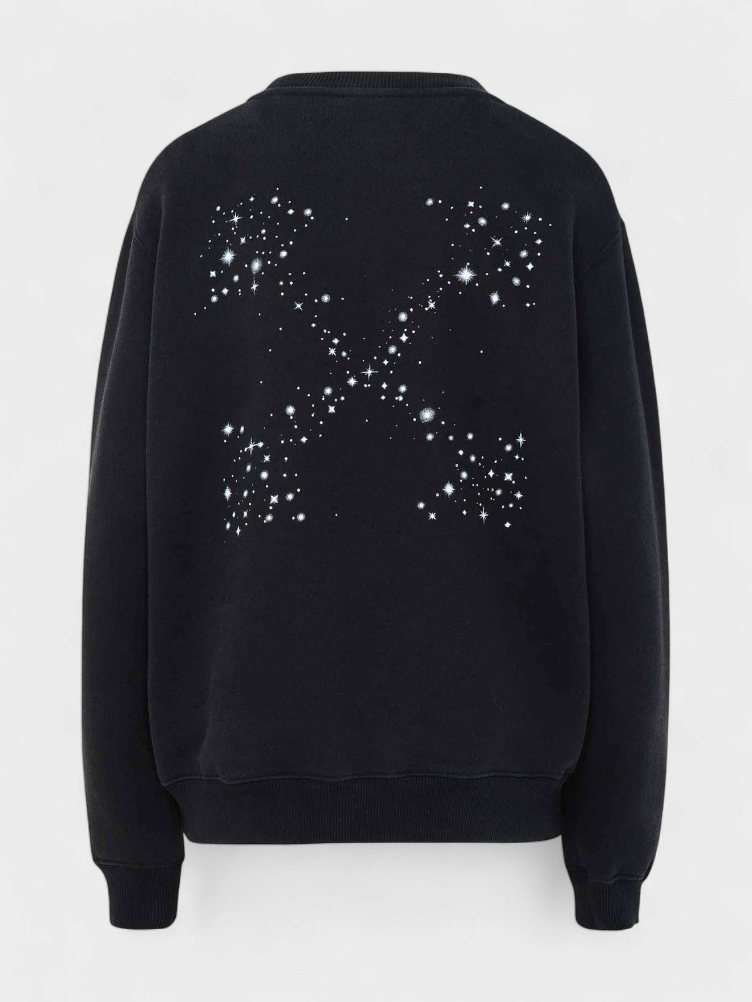 Off-White Bling Stars Arrow Regular Crewneck Black