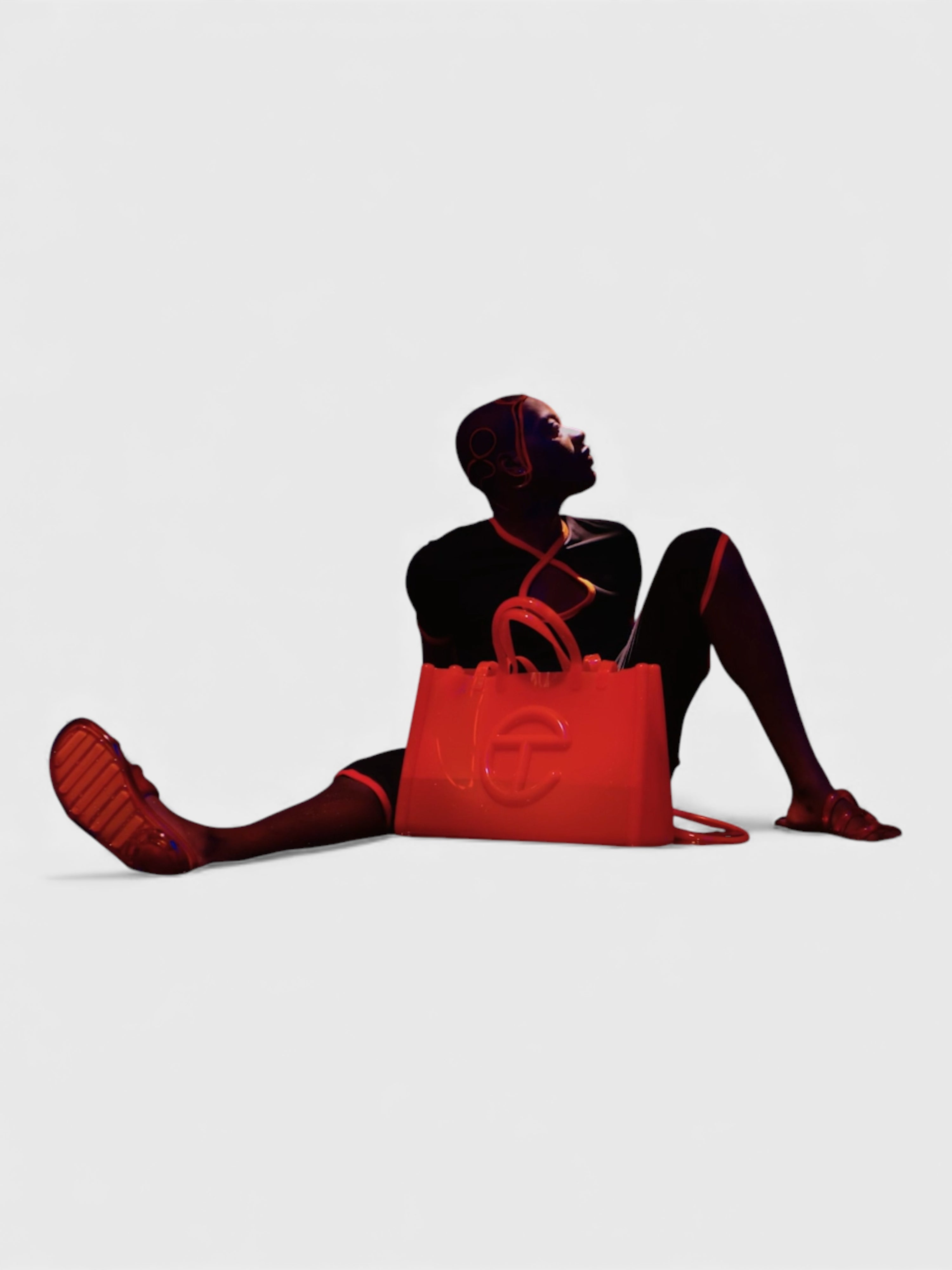 Telfar x Melissa Medium Jelly Orange Orange