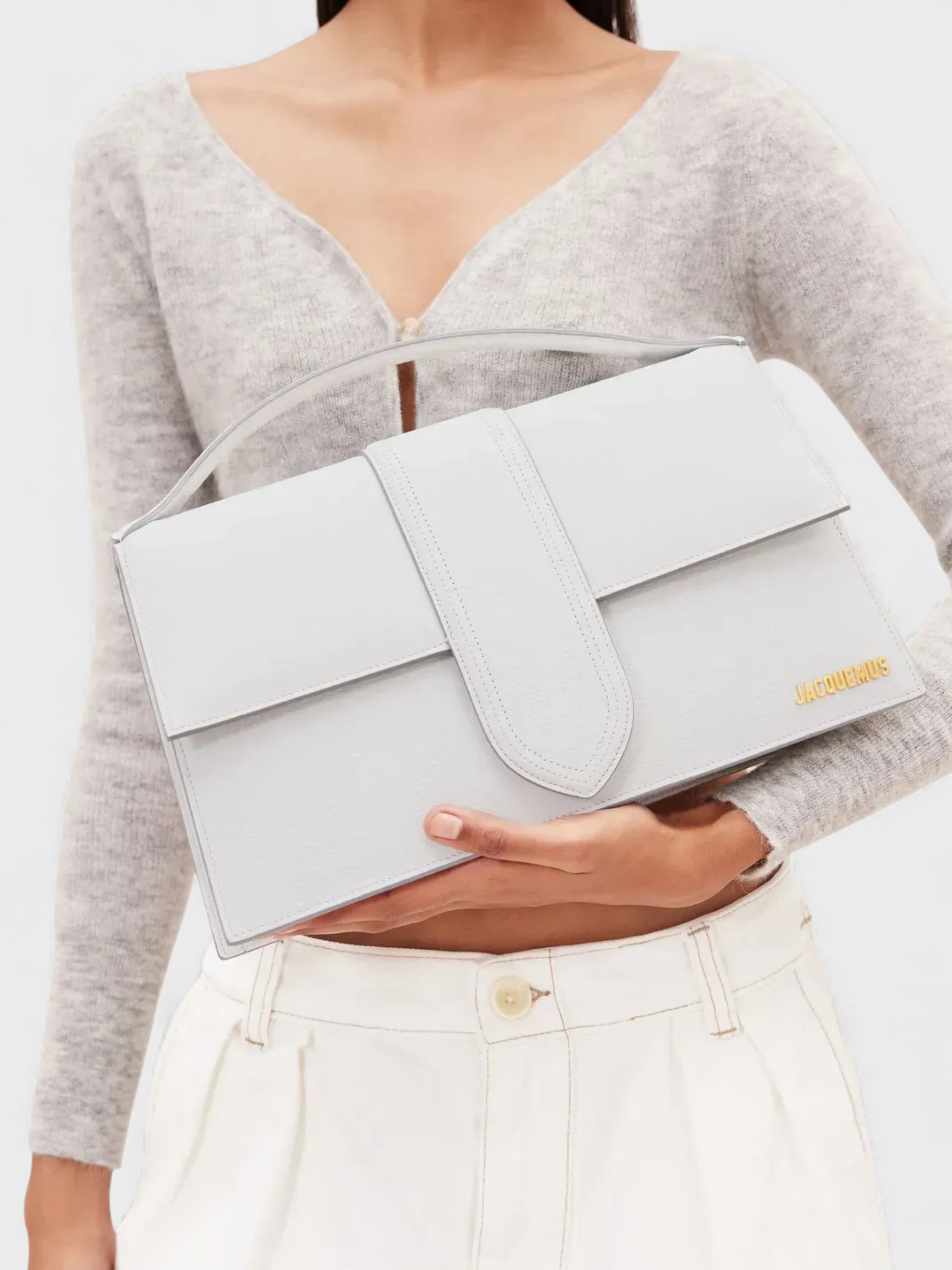 Jacquemus Le Bambinou Handbag Light Grey