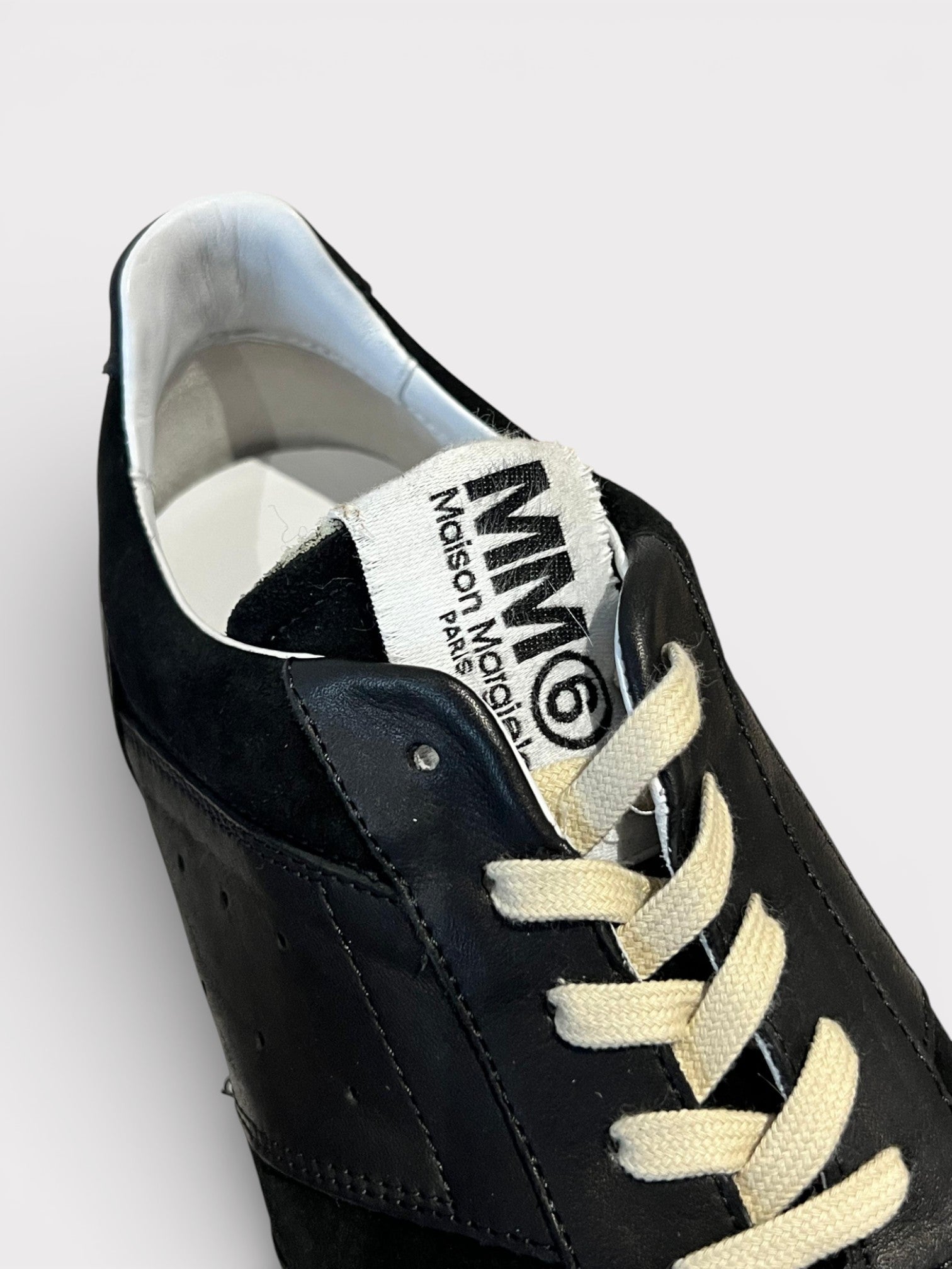 MM6 Maison Margiela 6 Court Low-top Sneakers Black