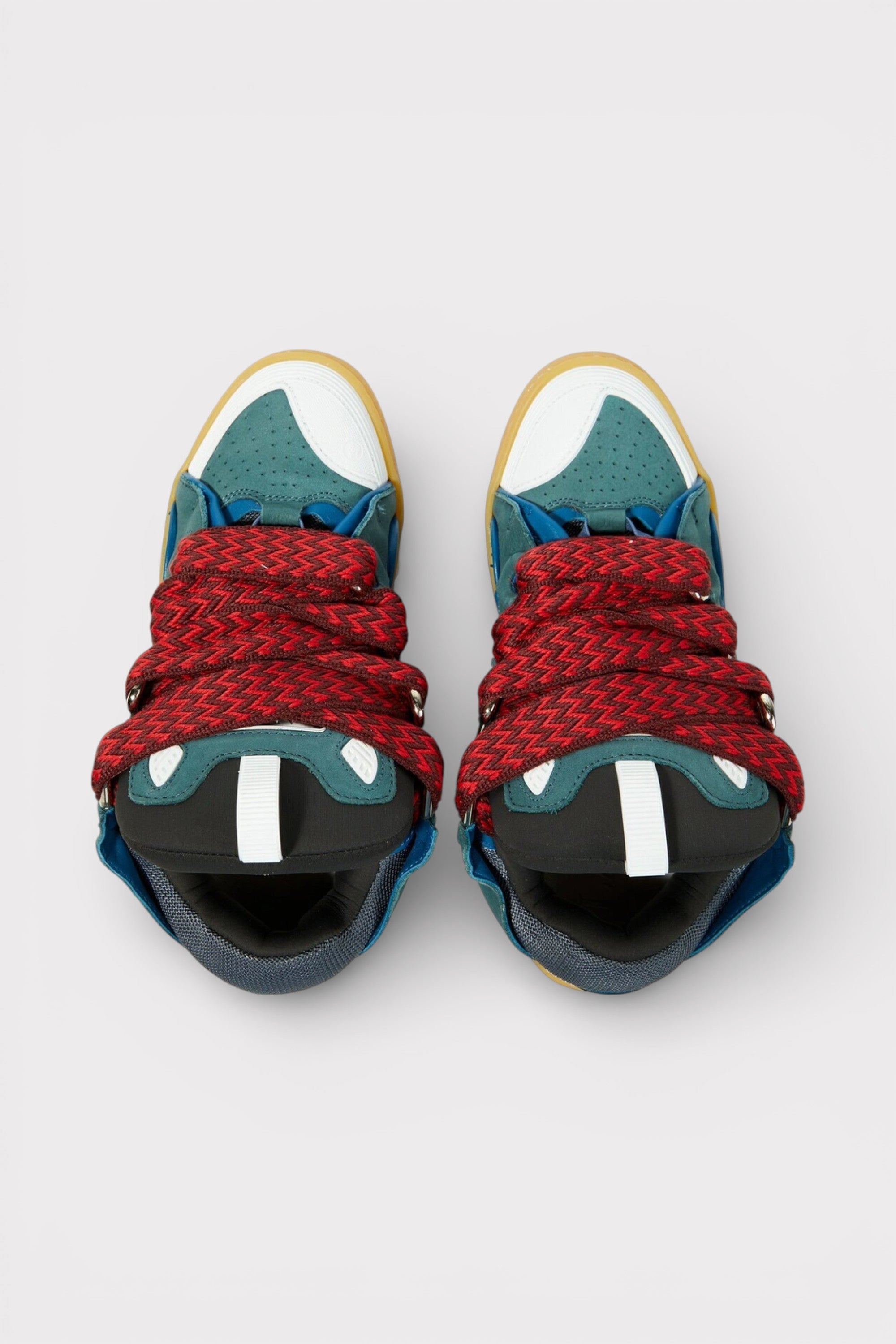 Lanvin Curb Sneakers Blue Red