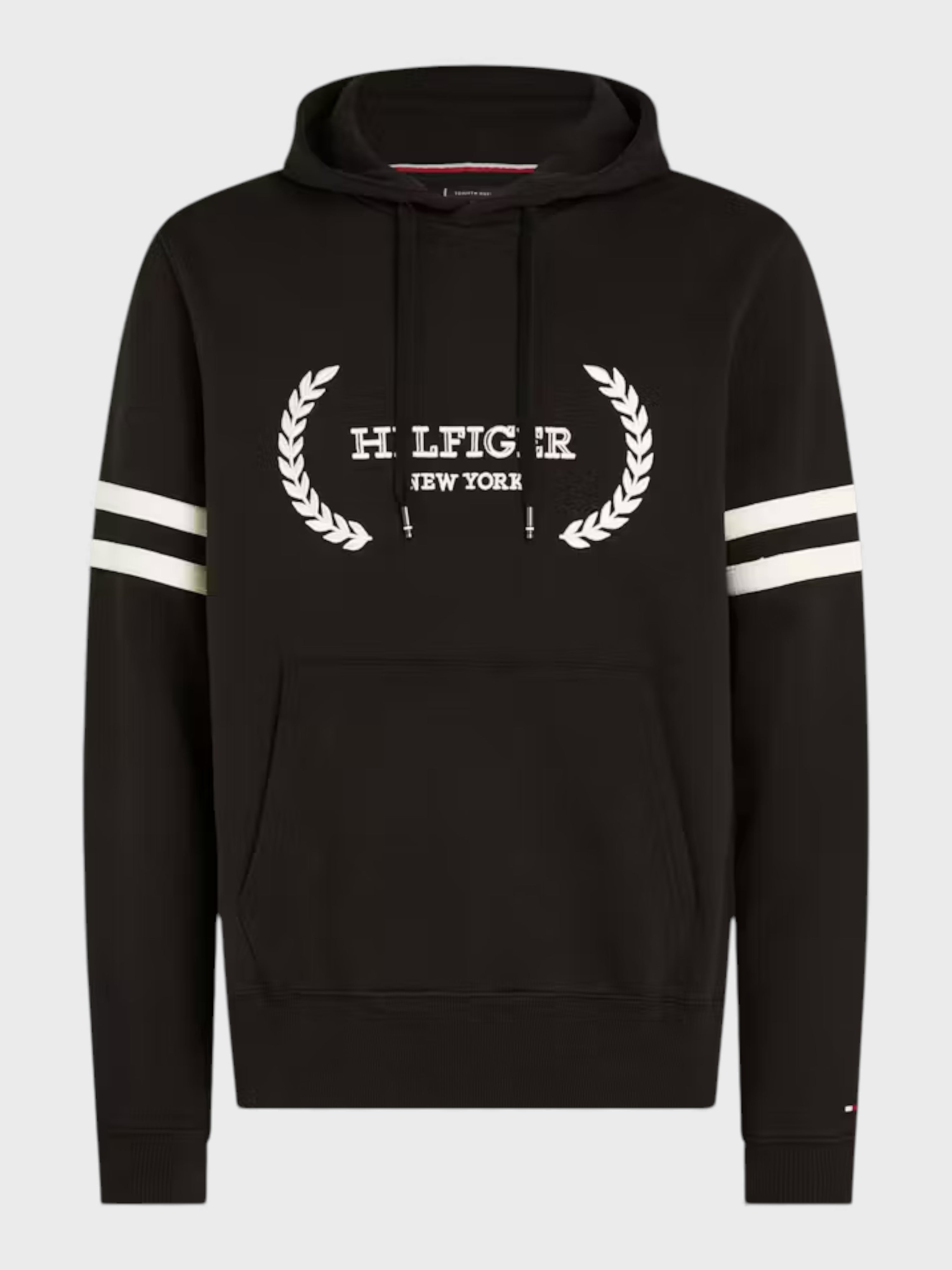 Tommy Hilfiger Laurel Monotype Hoodie Black