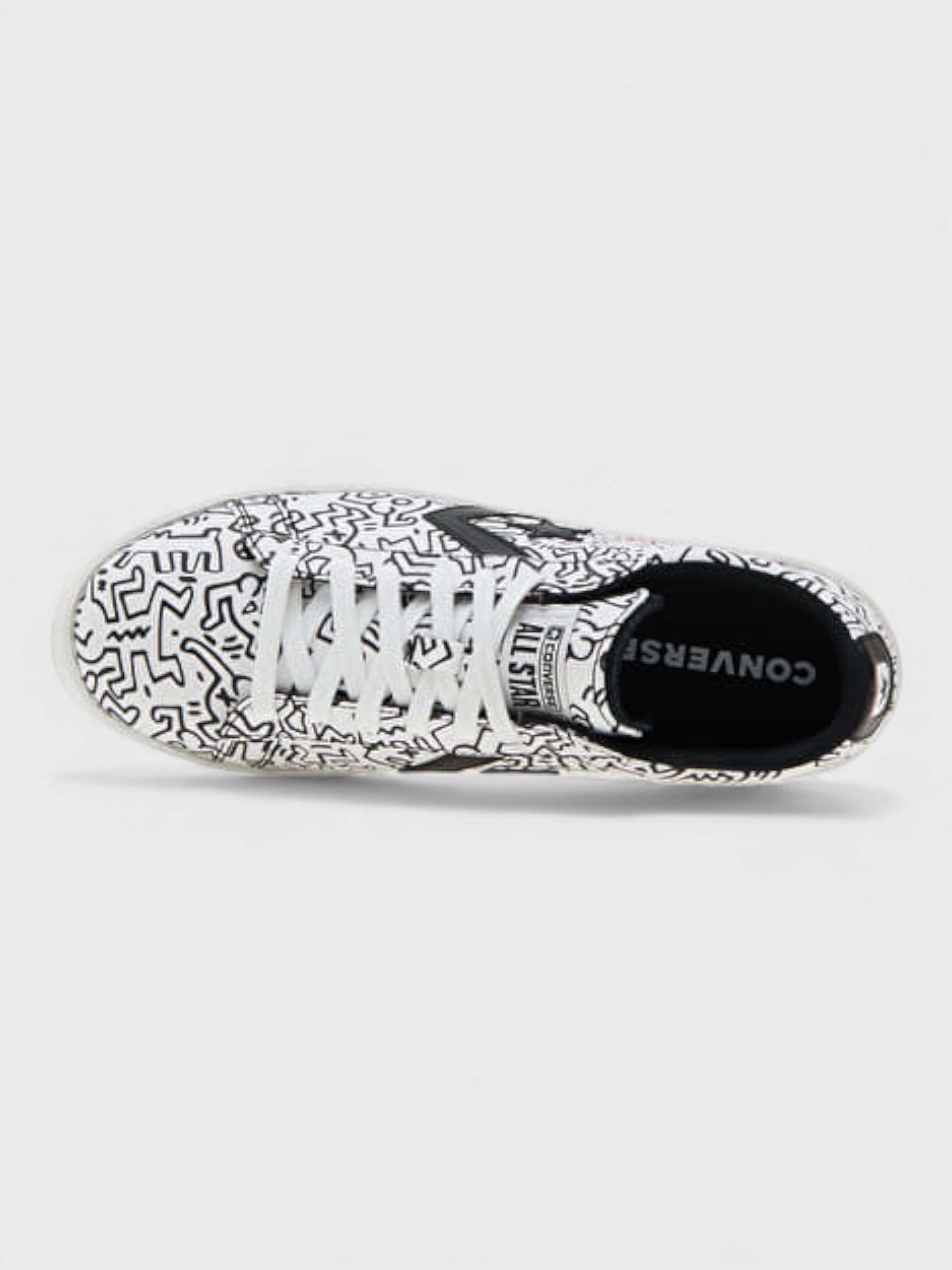 Converse x Keith Haring Pro Leather Low White Black