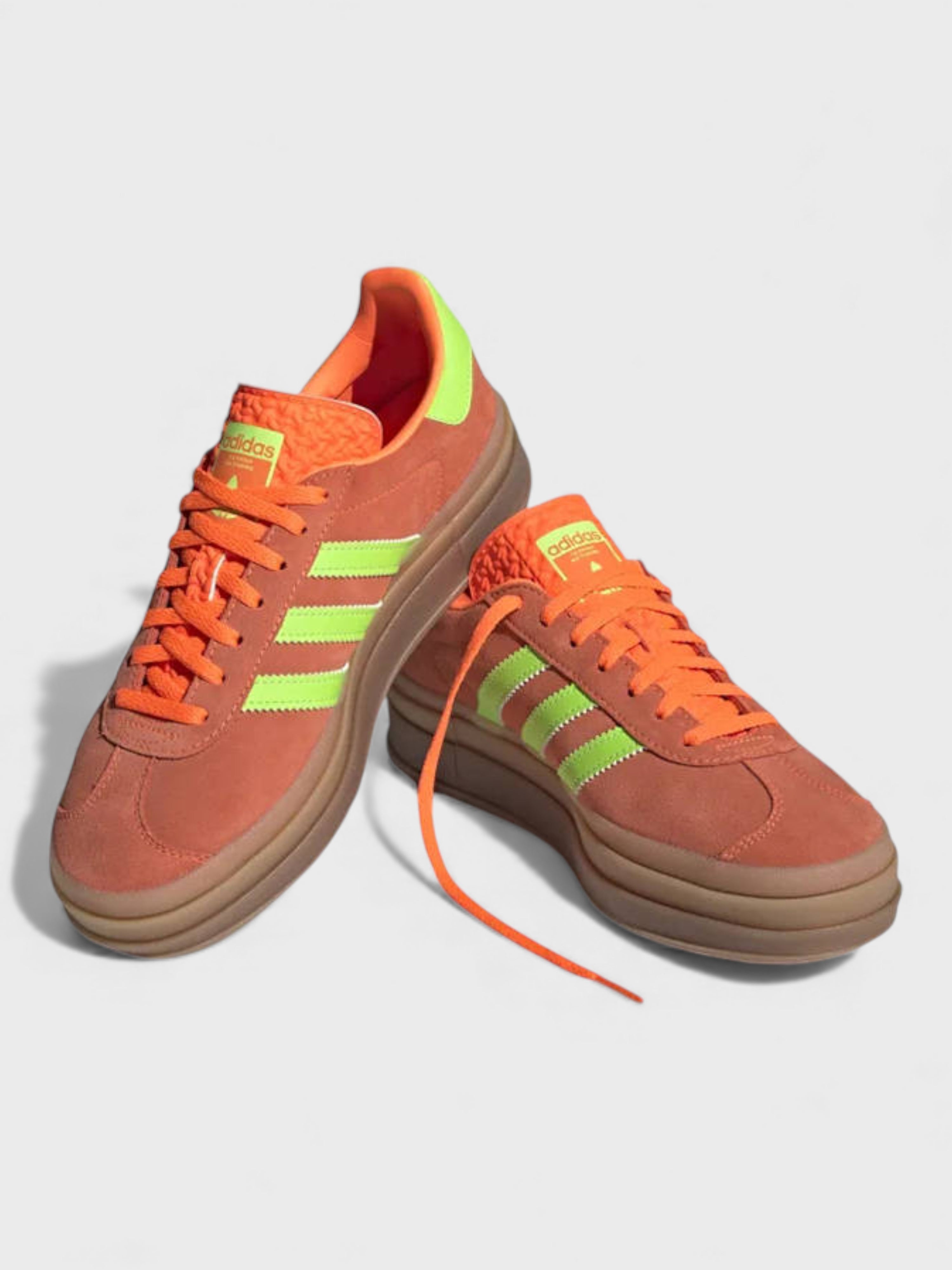 Adidas Originals Gazelle Bold Wmns Orange Solar Green
