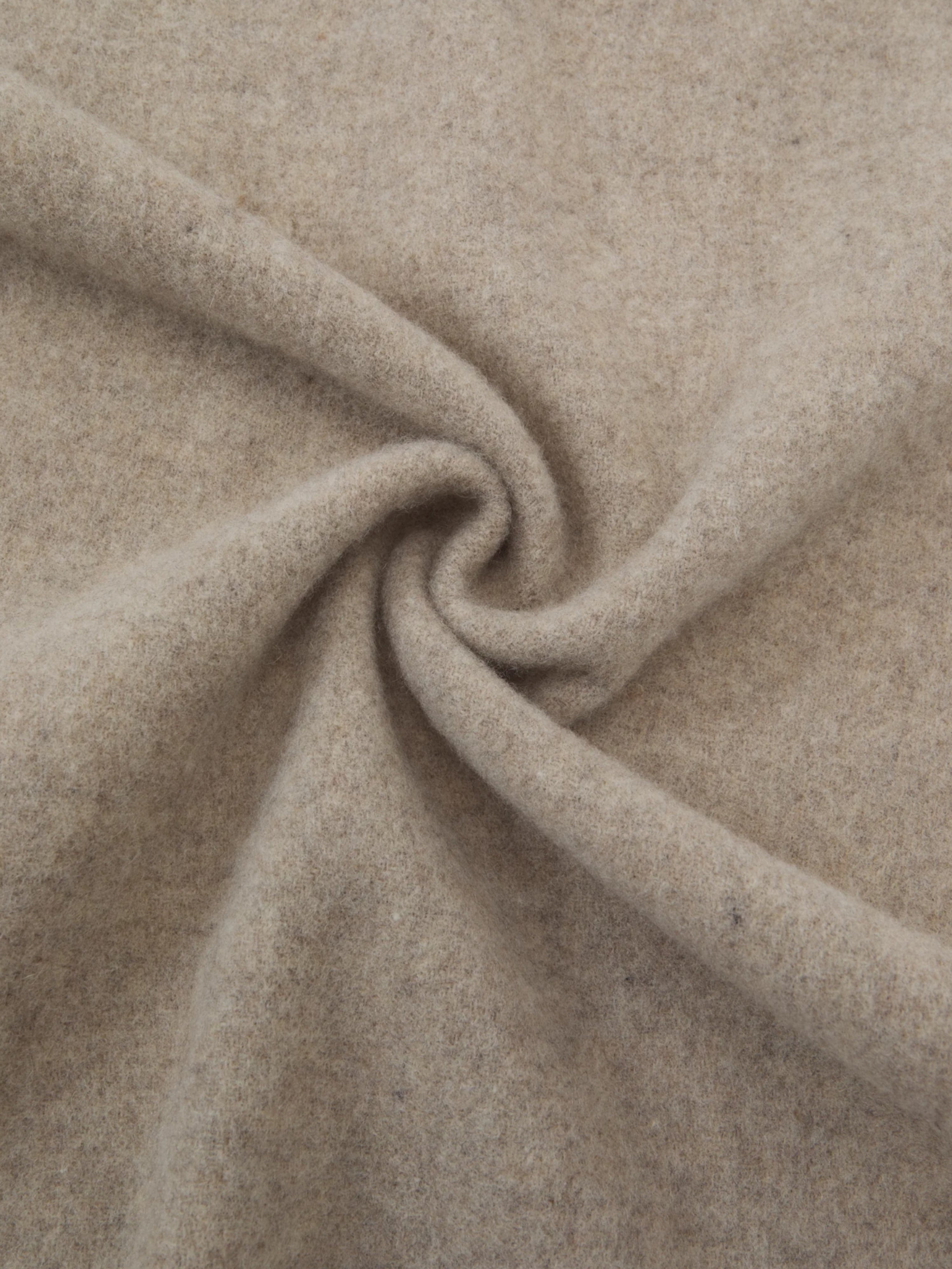 Polo Ralph Lauren Fringe Virgin Wool Scarf Oatmeal