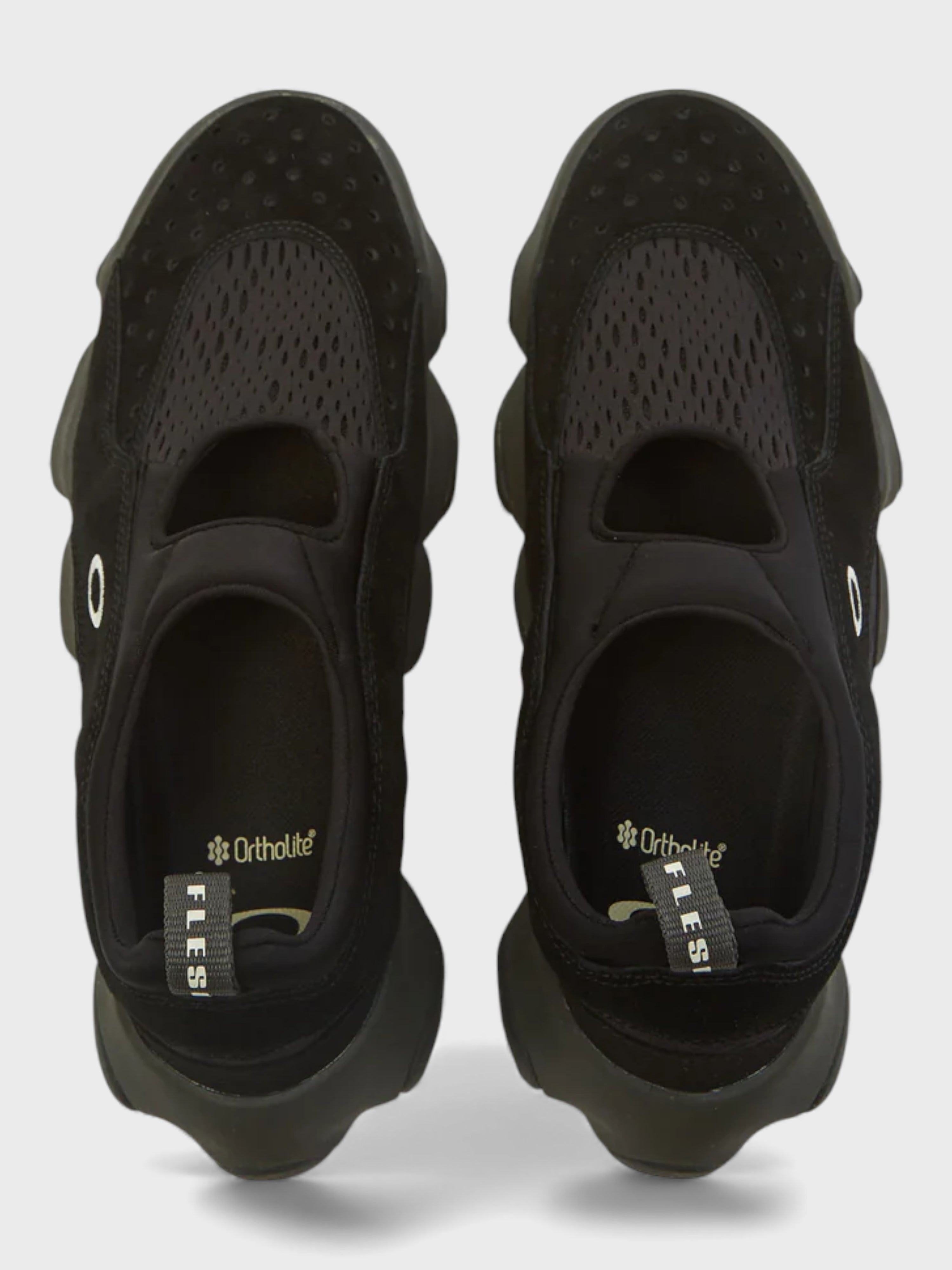 Brain Dead x Oakley Factory Team Suede Flesh Sandal Black