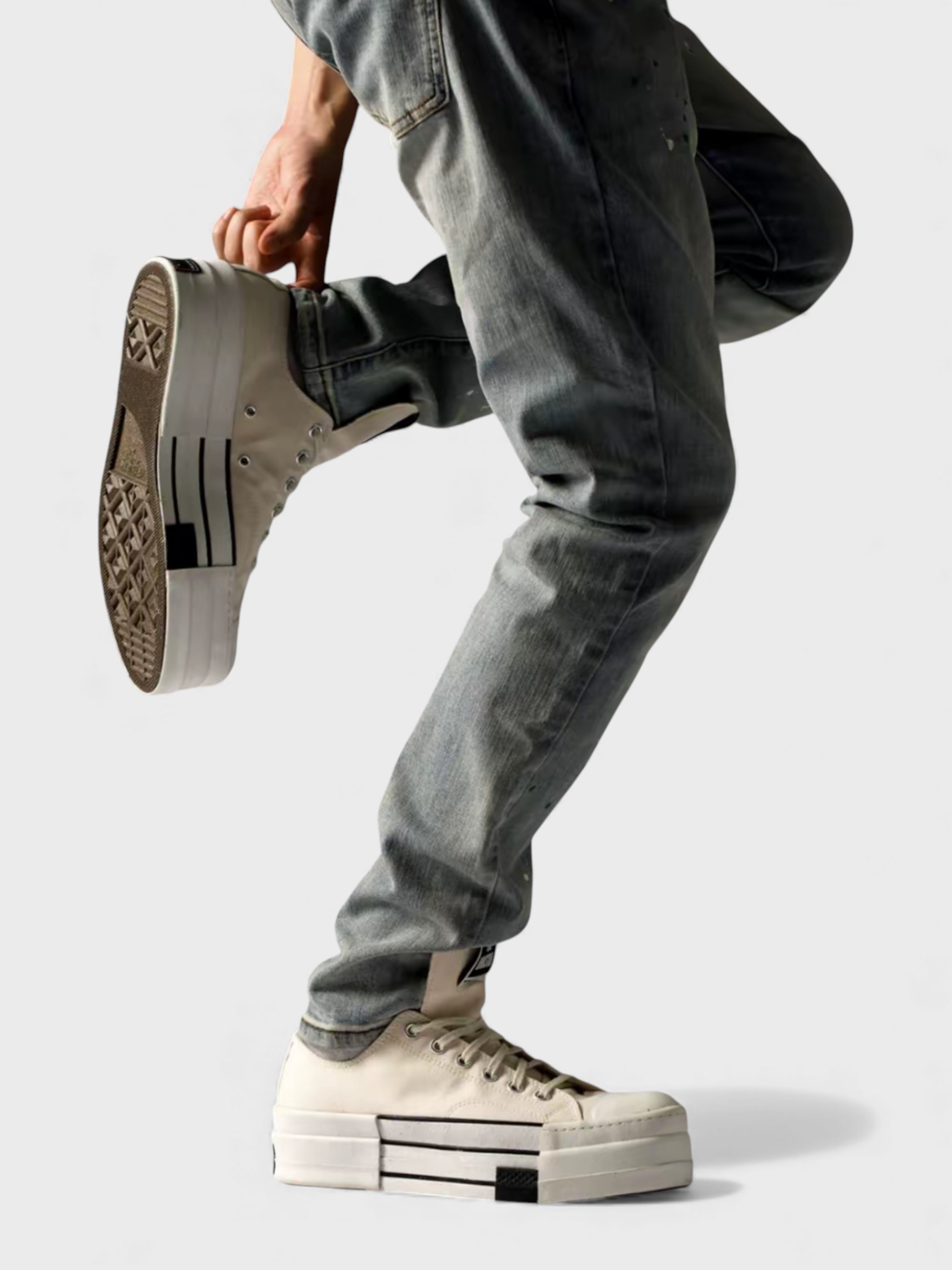 Rick Owens Drkshdw X Converse Dbl Drkstar Ox Low