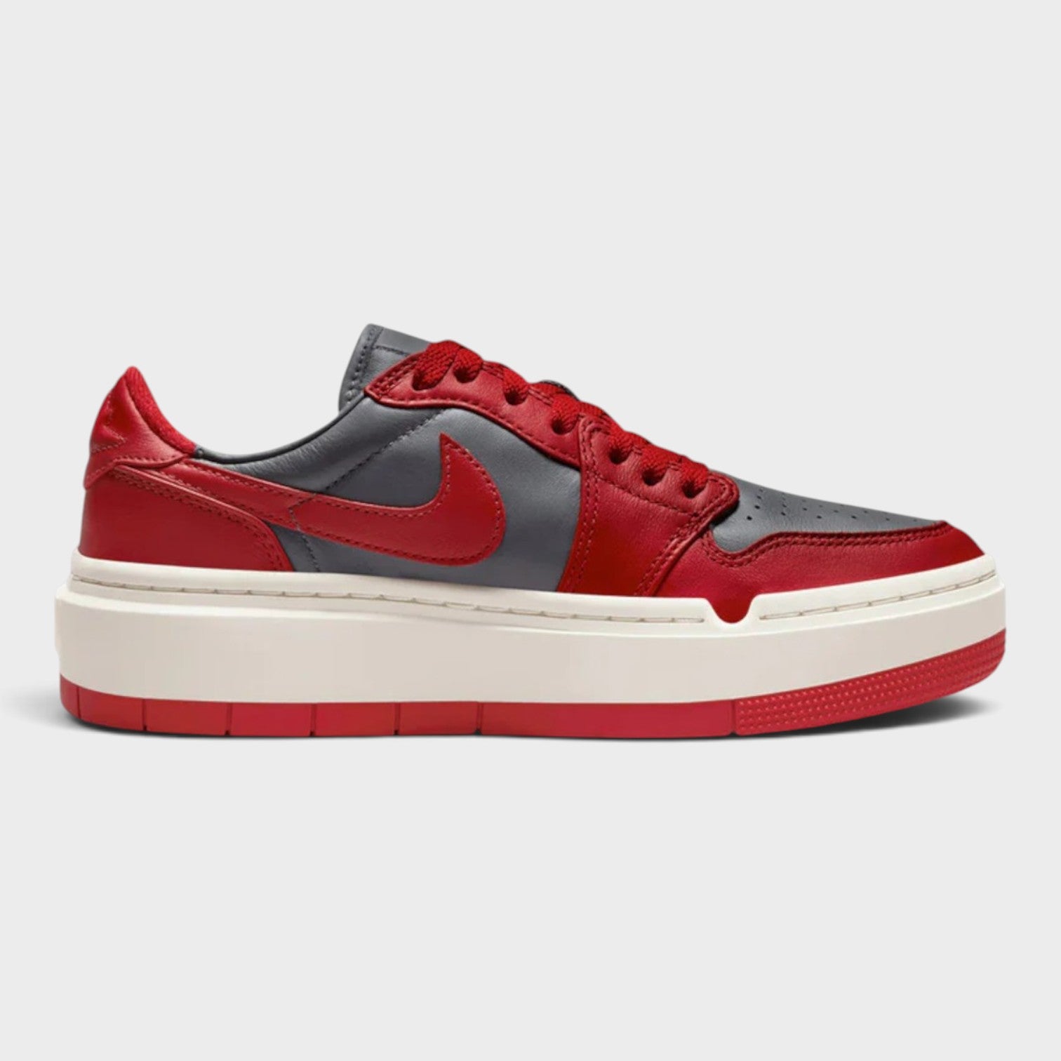 Elevate Low Red Dark Grey
