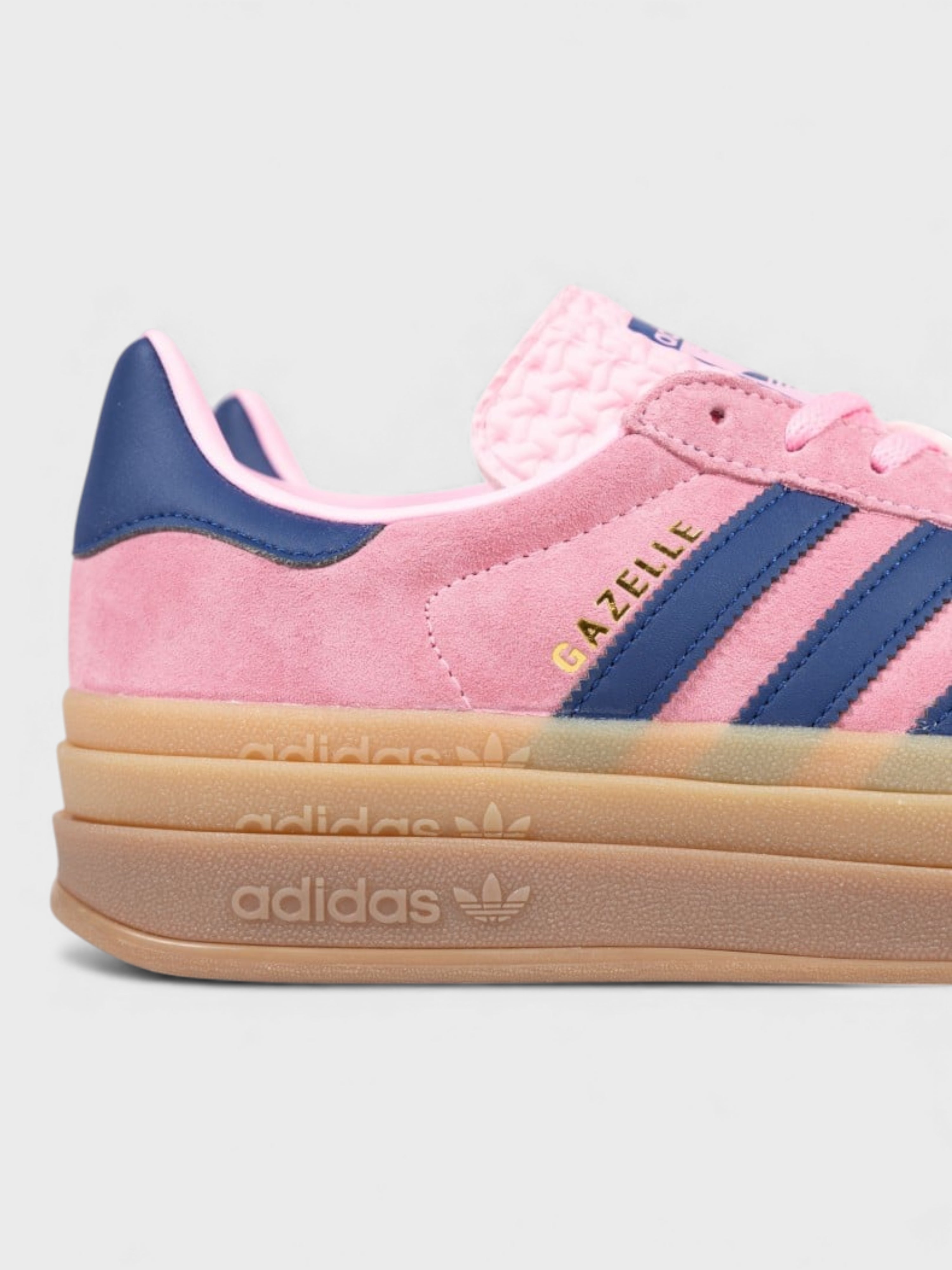 Adidas Originals Gazelle Bold Wmns Pink Glow Victory Blue Gum